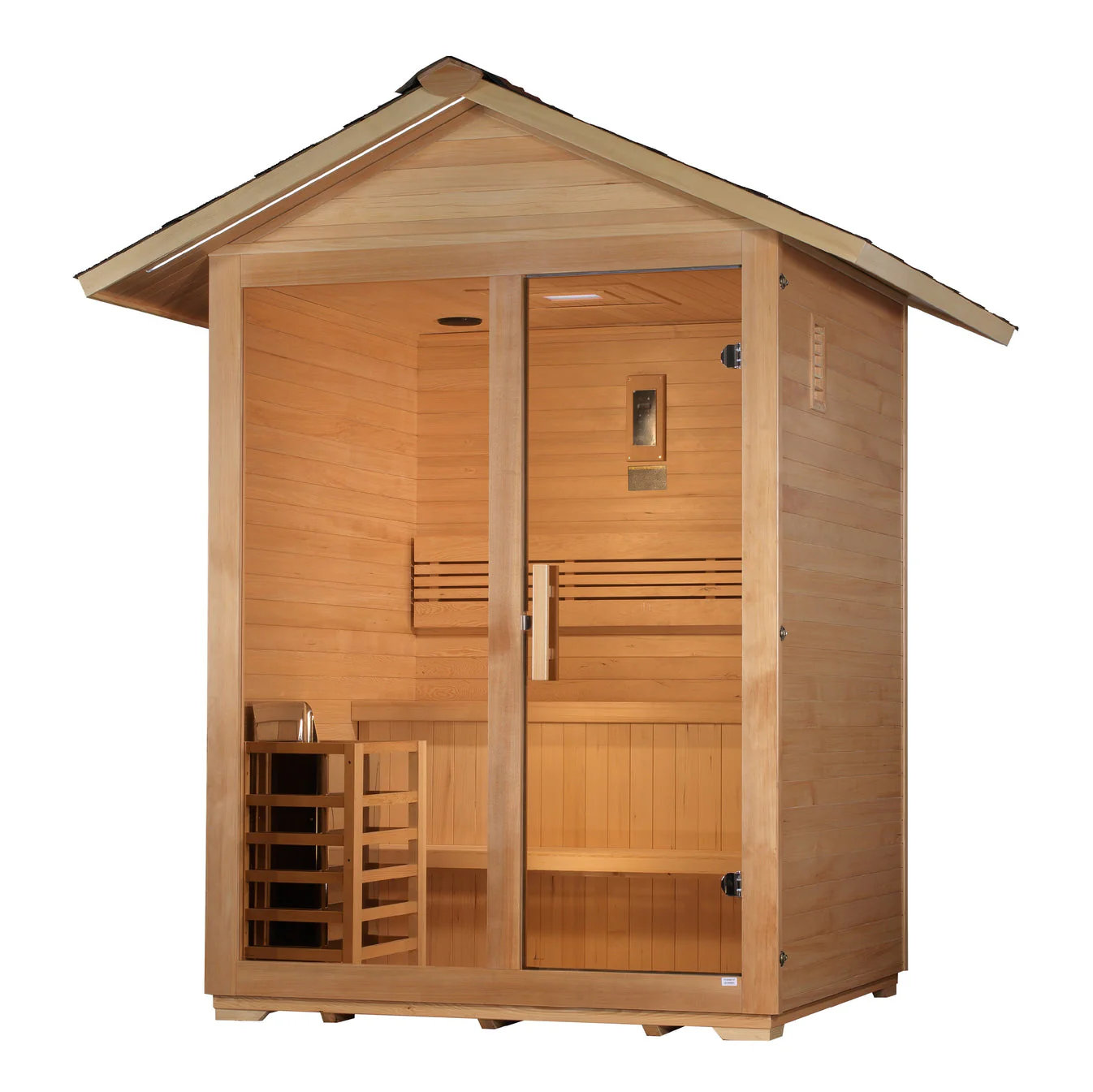 Golden Designs Arlberg 3 Person Traditional Outdoor Sauna - Image 3