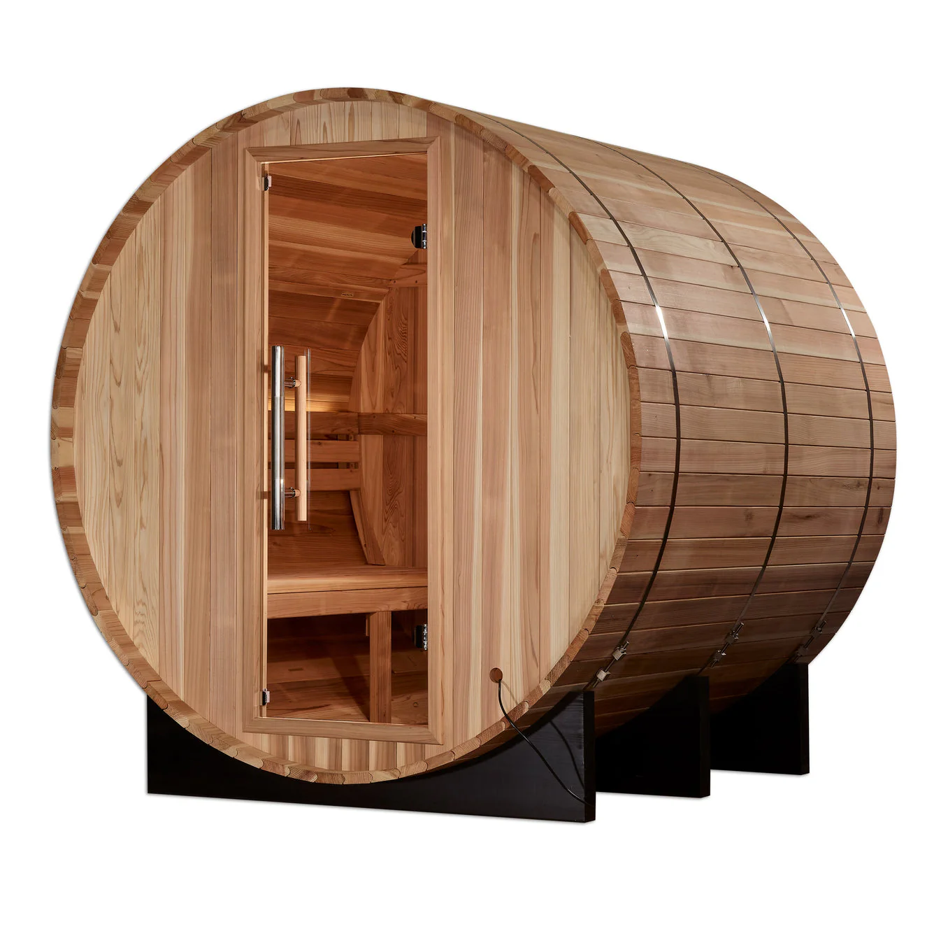 Golden Designs Arosa 4 Person Barrel Traditional Sauna - Image 4