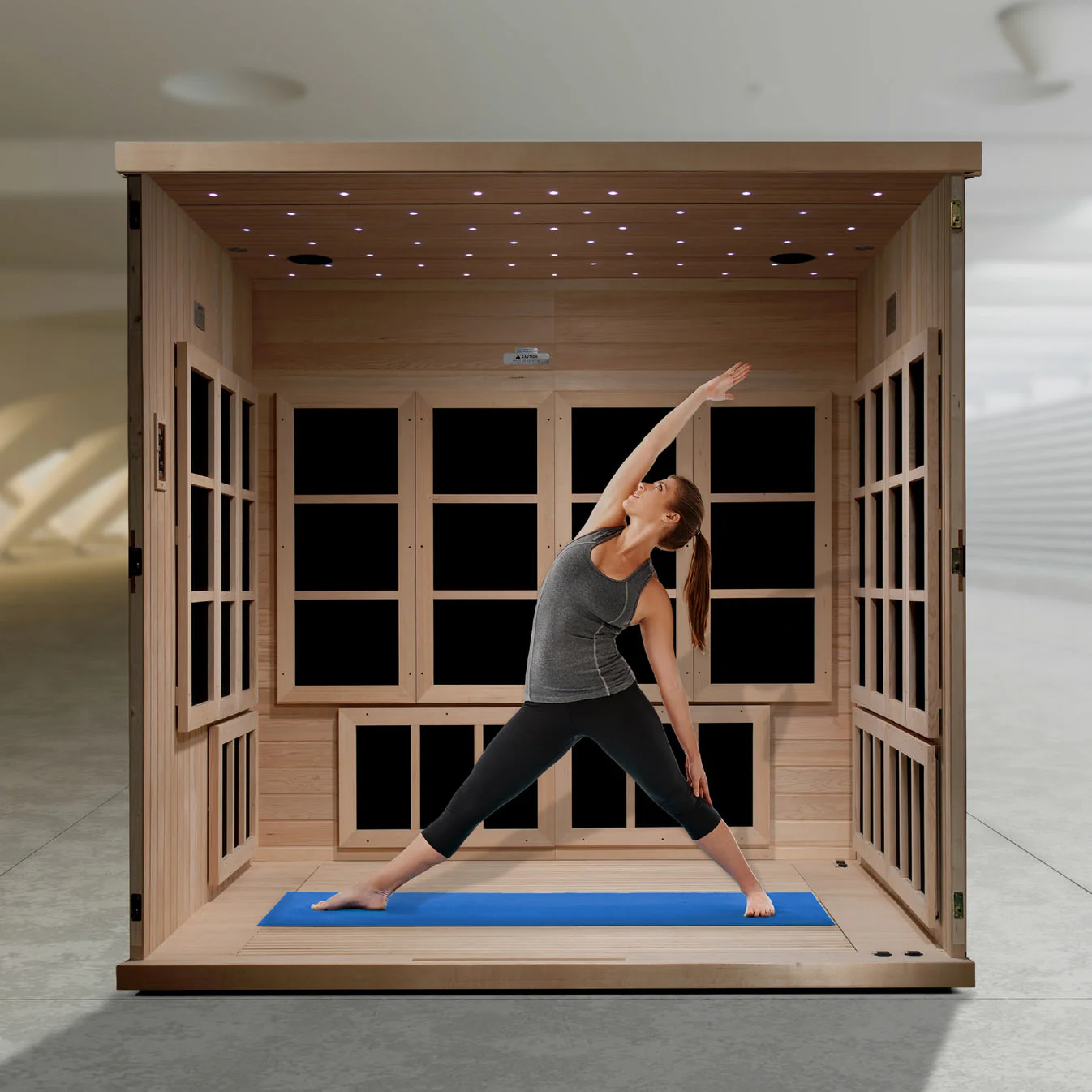 Golden Designs Catalonia Elite 8 Person Near Zero EMF FAR IR Sauna - Image 8