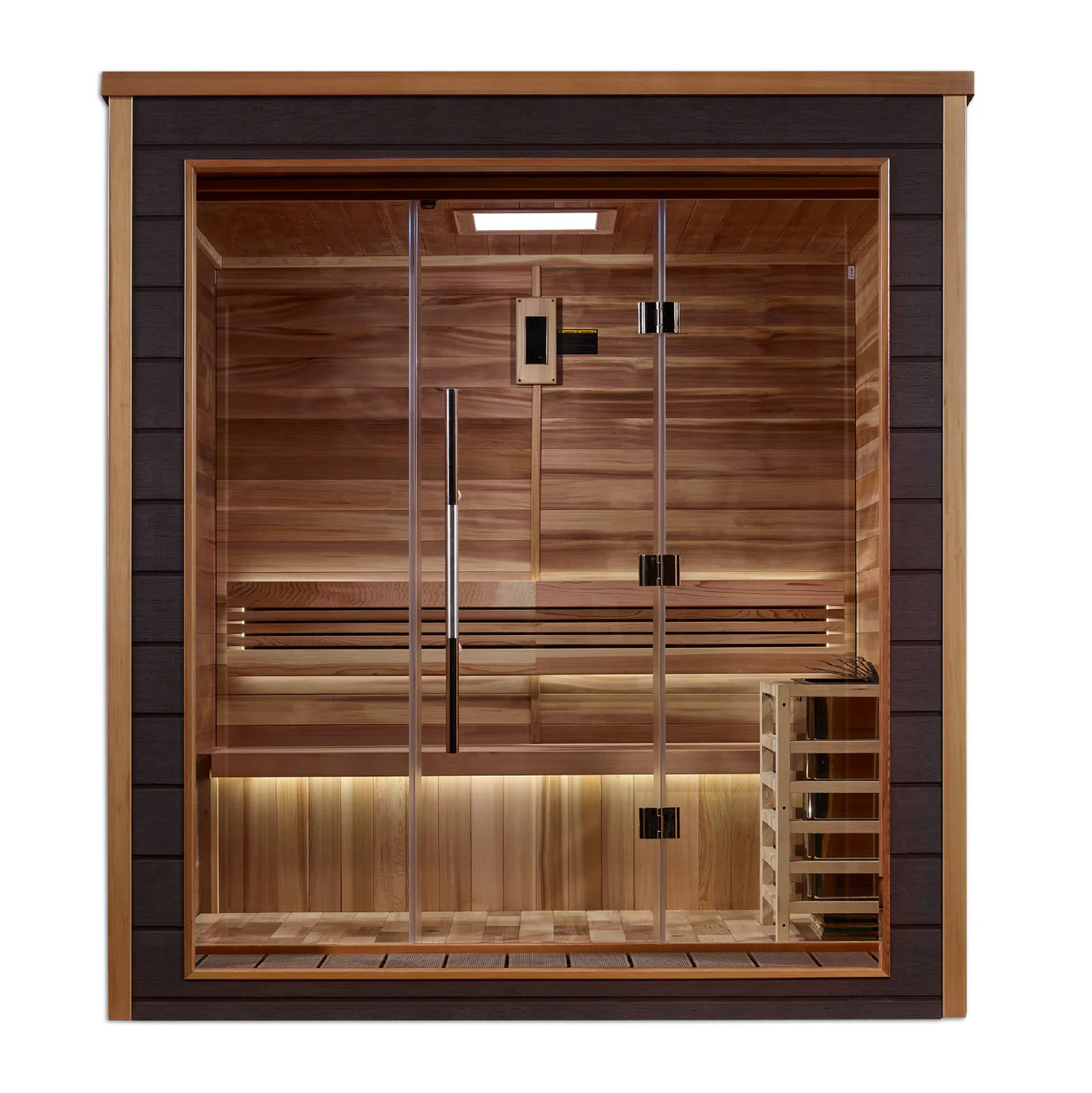 Golden Designs Drammen 3 Person Outdoor-Indoor Traditional Sauna - Image 2