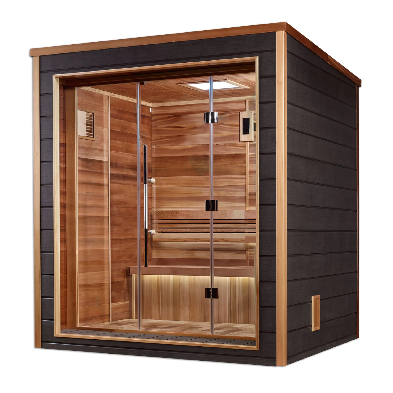 Golden Designs Drammen 3 Person Outdoor-Indoor Traditional Sauna - Image 3