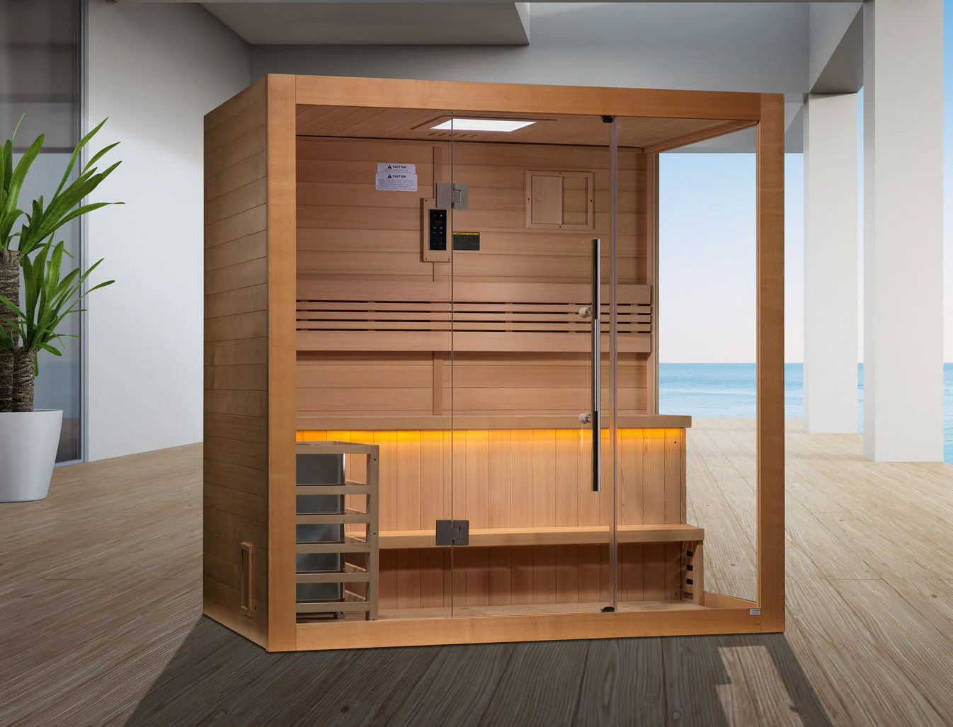 Golden Designs Forssa 3-4 Person Traditional Sauna - Image 4