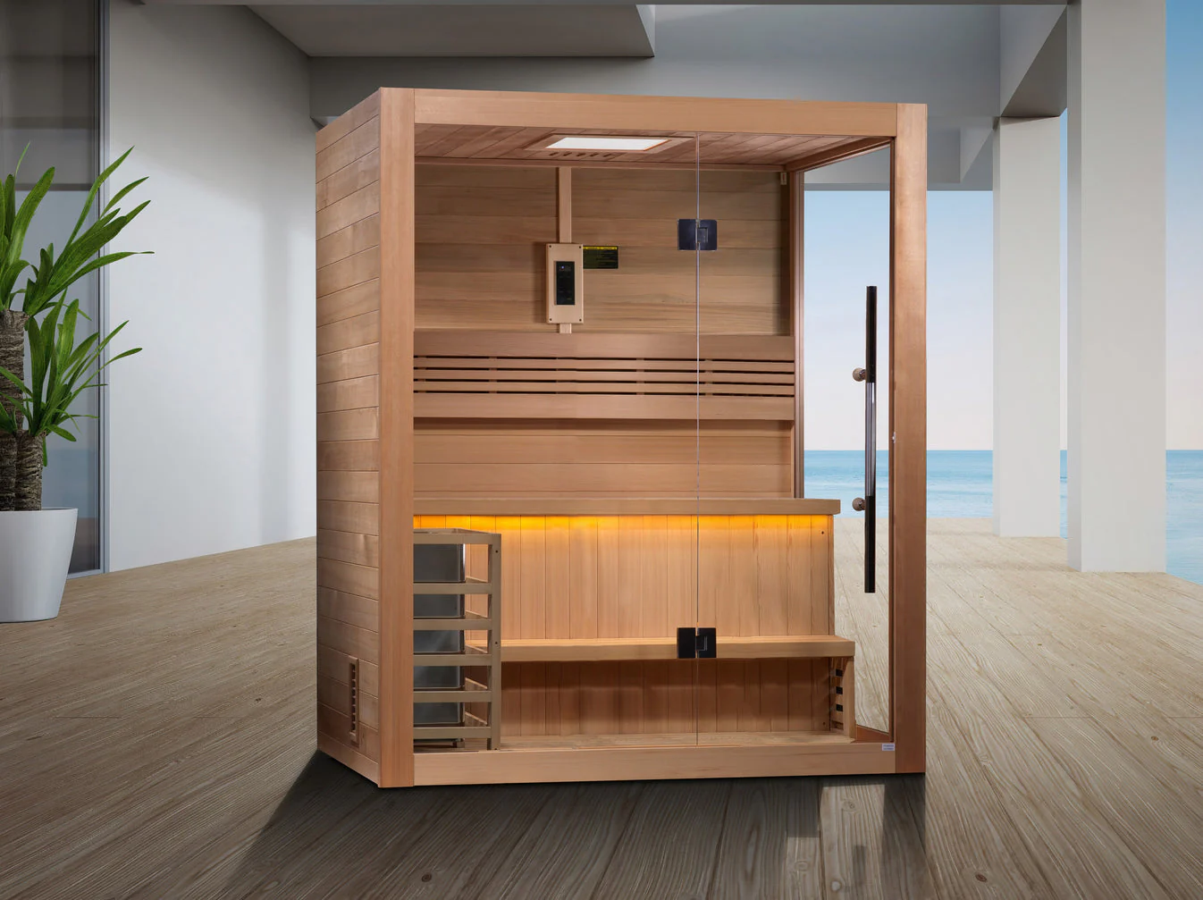 Golden Designs Hanko 2-3 Person Traditional Sauna - Image 4