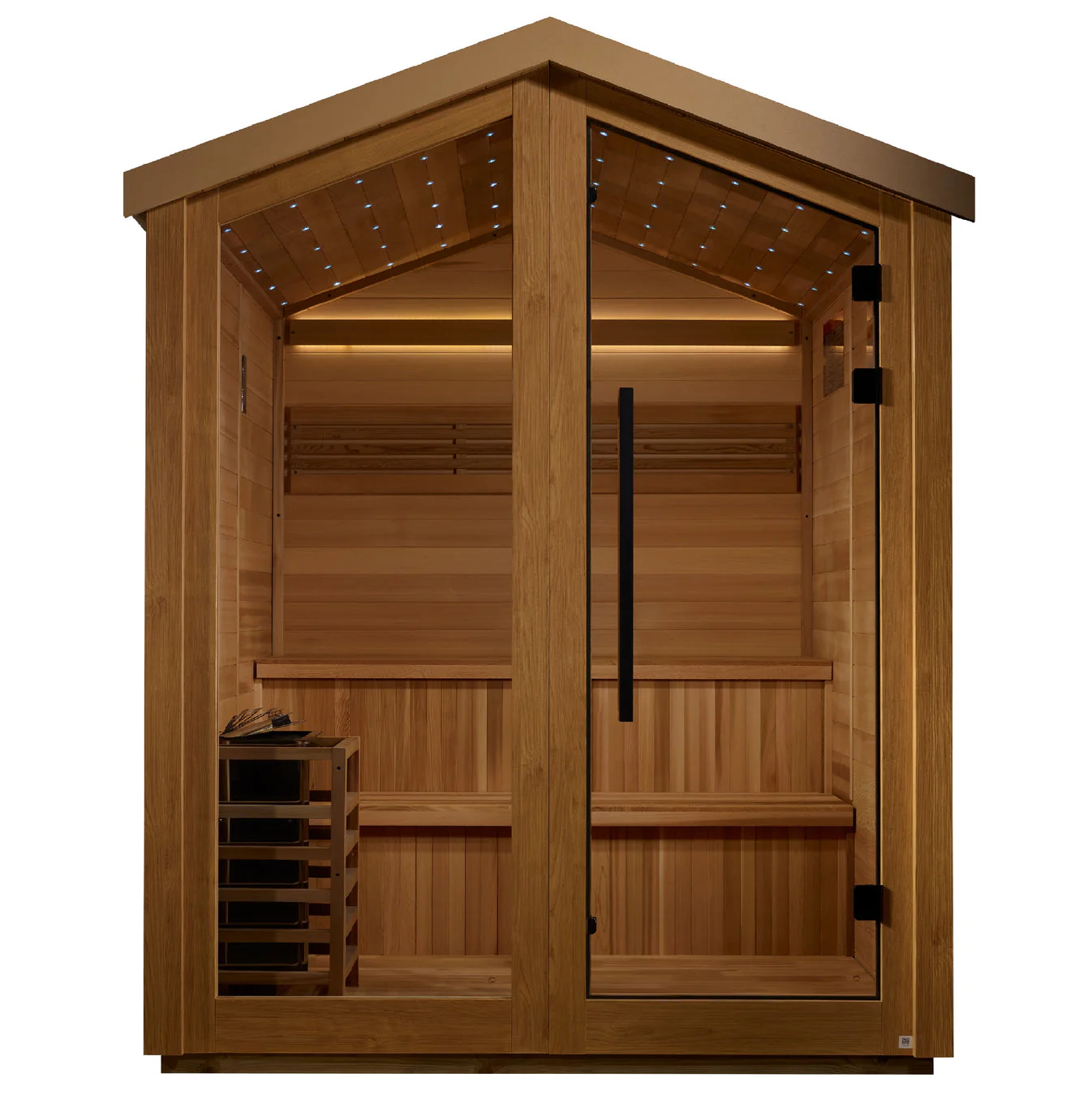 Golden Designs Kaarina 6 Person Barn Outdoor Traditional Sauna - Image 2