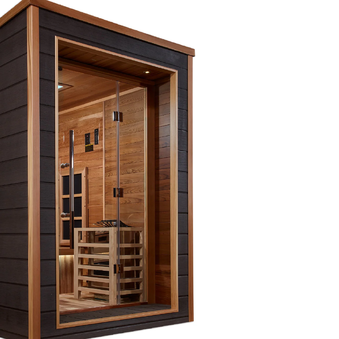 Golden Designs Karlstad 6 Person Outdoor-Indoor PureTech™ Hybrid Full Spectrum Sauna - Image 4