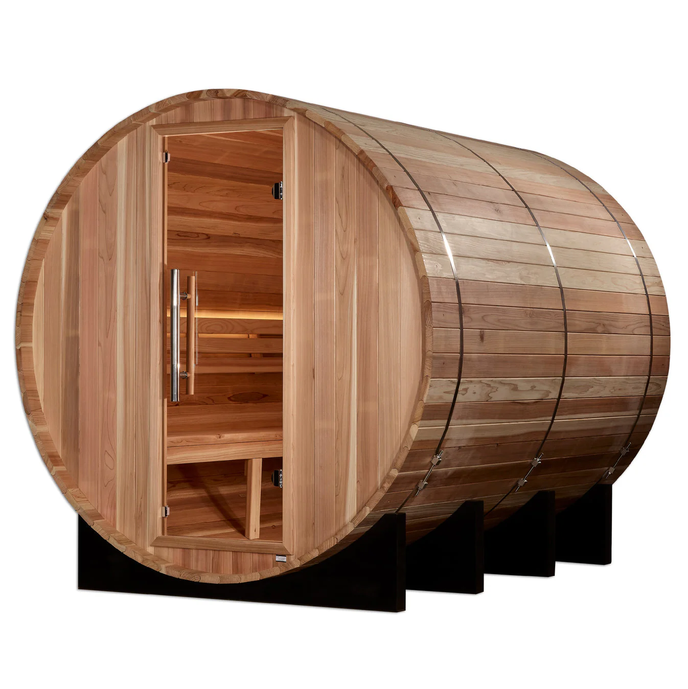 Golden Designs Klosters 6 Person Barrel Traditional Sauna - Image 3