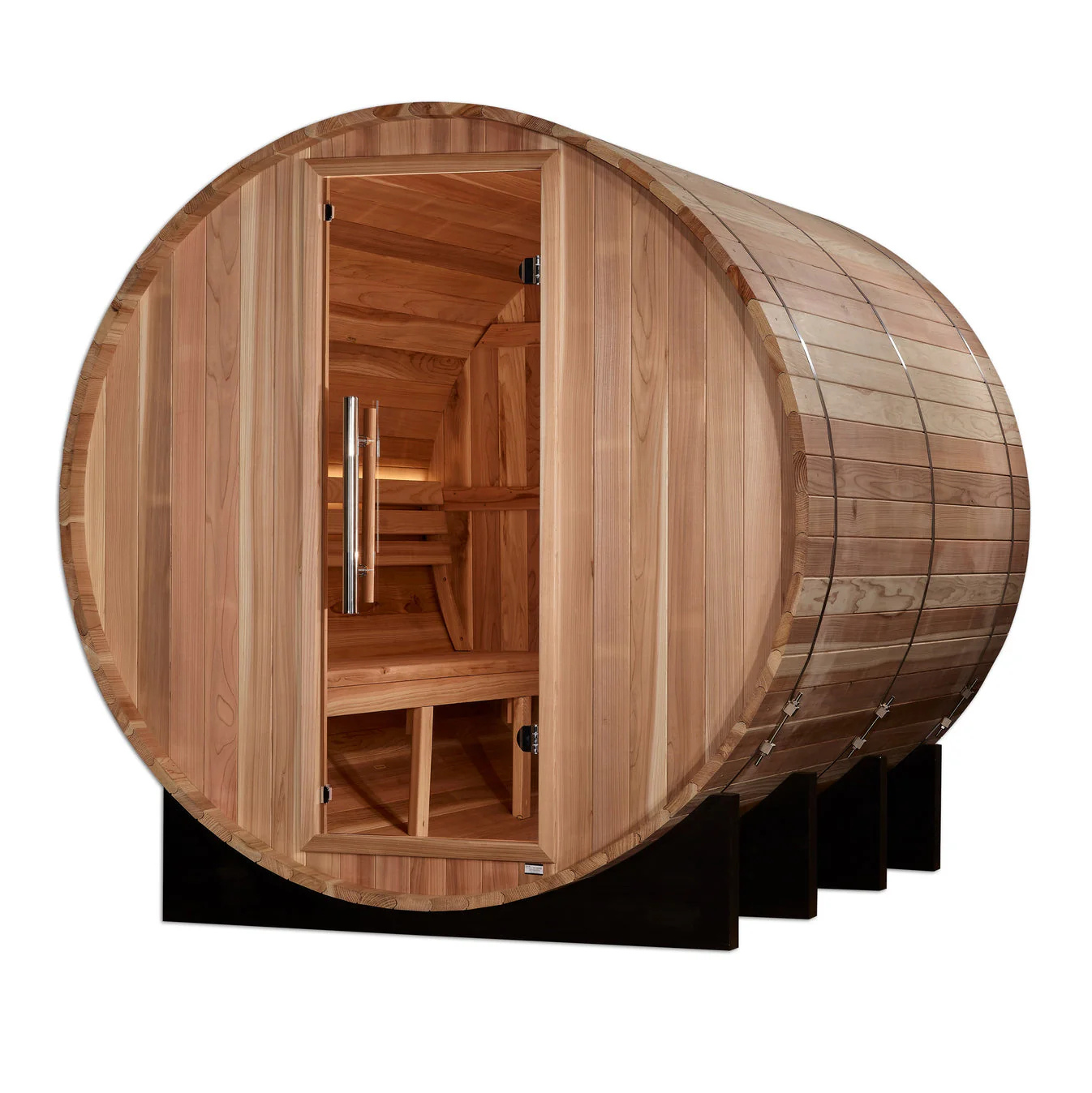 Golden Designs Klosters 6 Person Barrel Traditional Sauna - Image 4