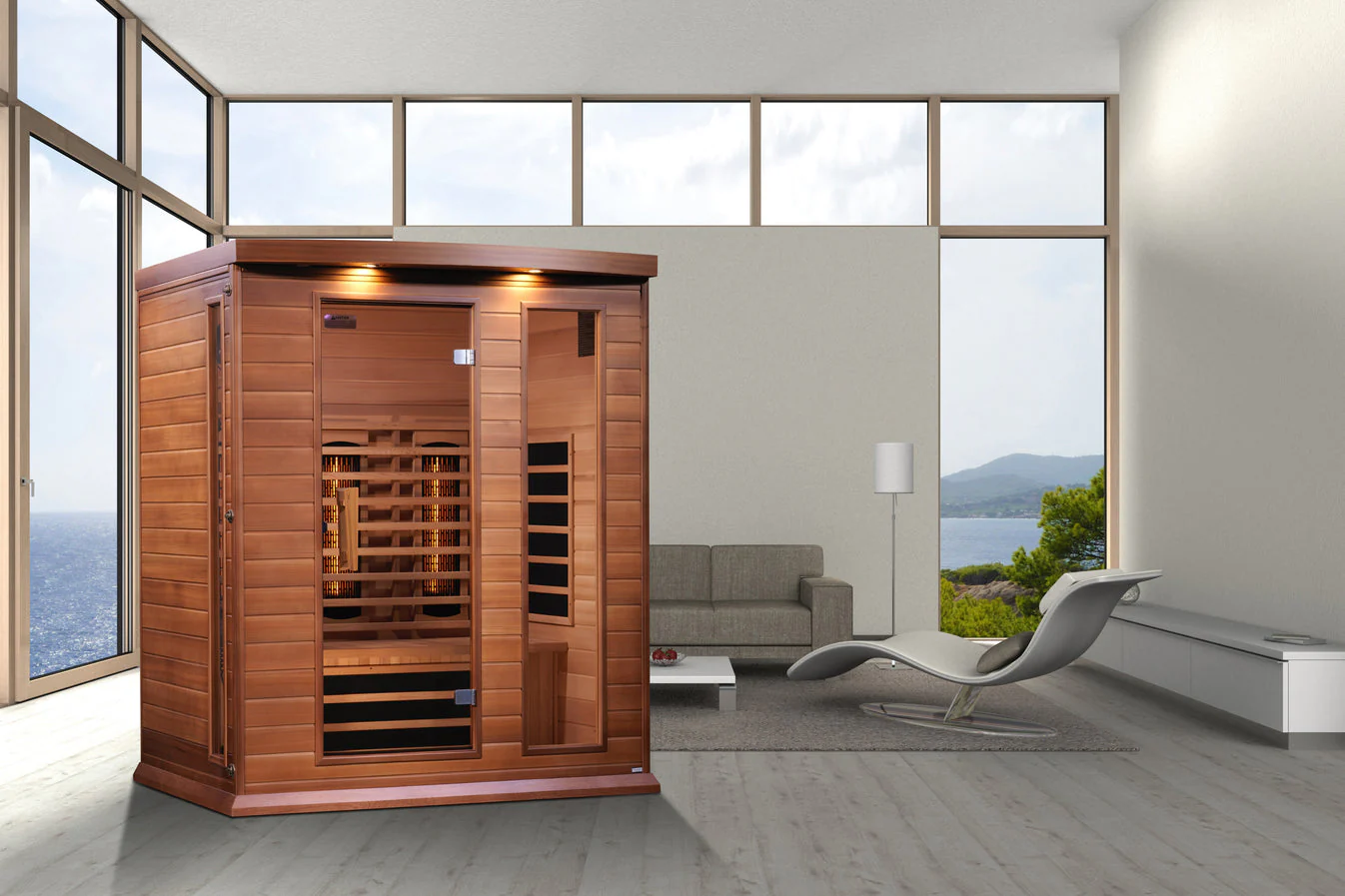 Maxxus 3 Person Full Spectrum IR Sauna - Image 5