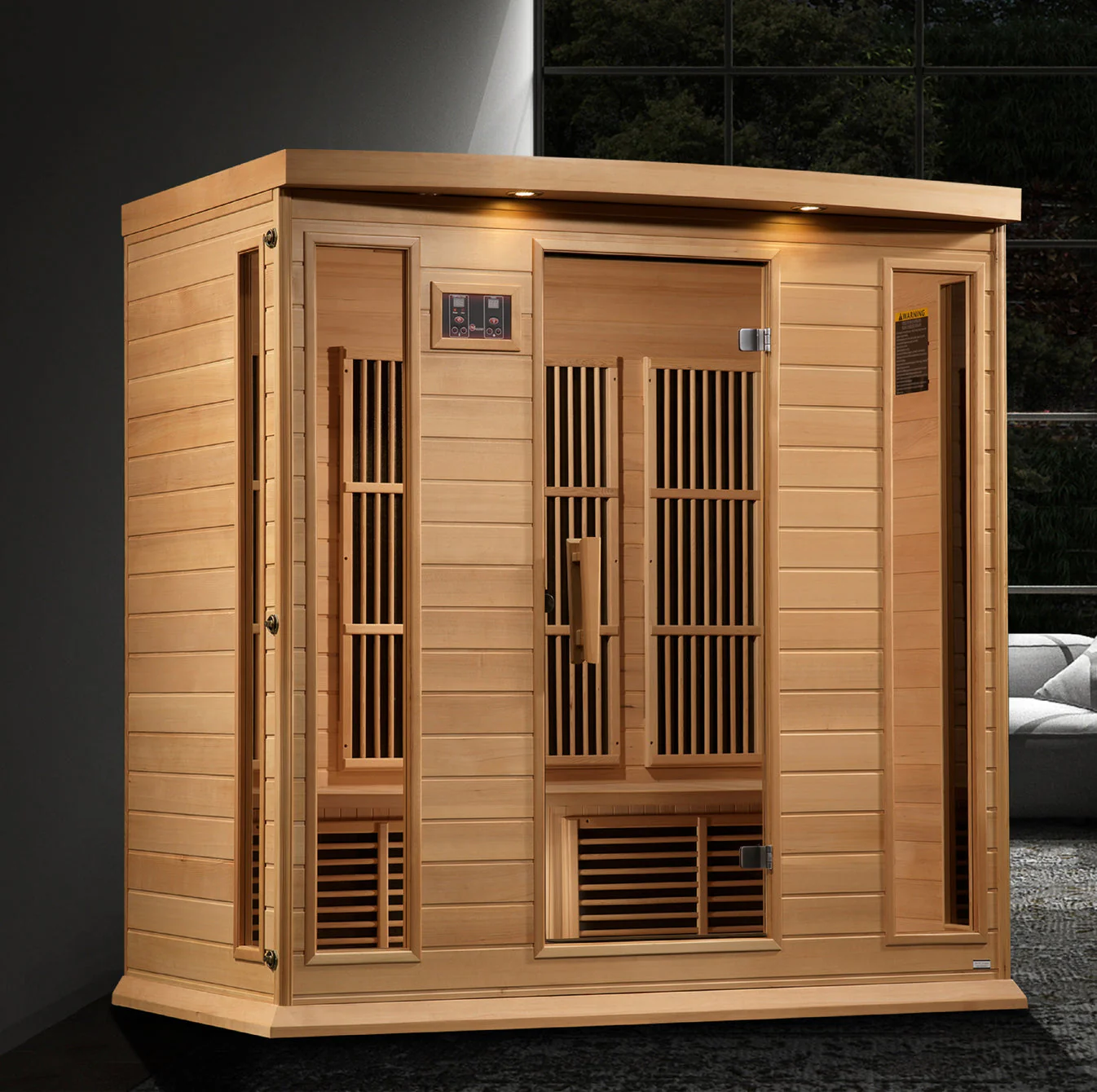 Maxxus 4 Person Near Zero EMF FAR IR Sauna - Image 5