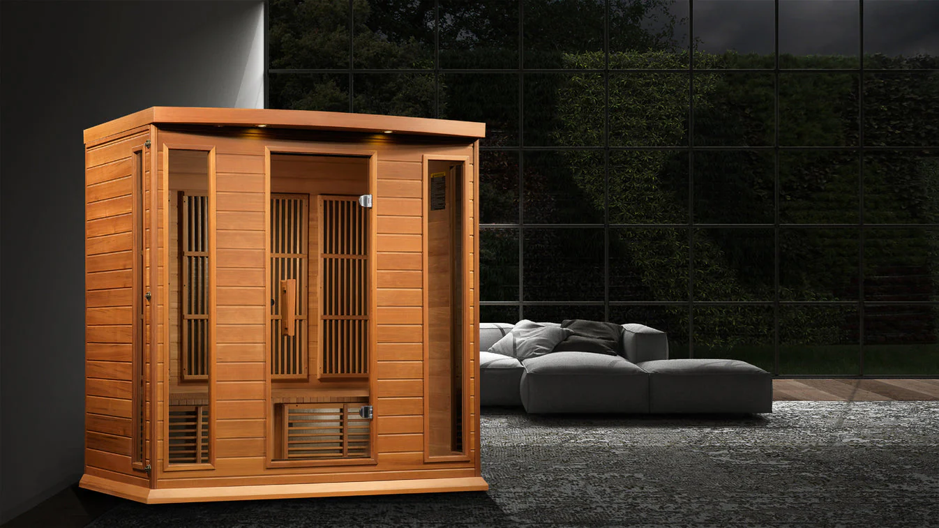 Maxxus Chaumont 4 Person Near Zero EMF FAR IR Sauna - Image 5