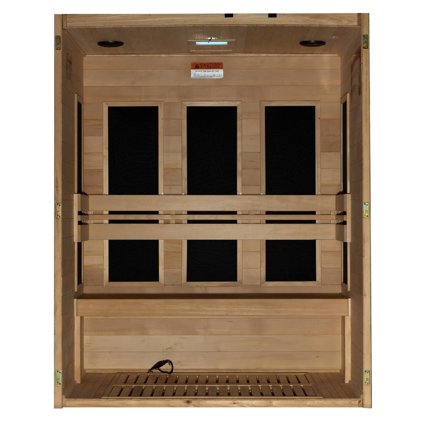 Maxxus S-Line 3 Person Low EMF FAR IR Sauna - Image 4