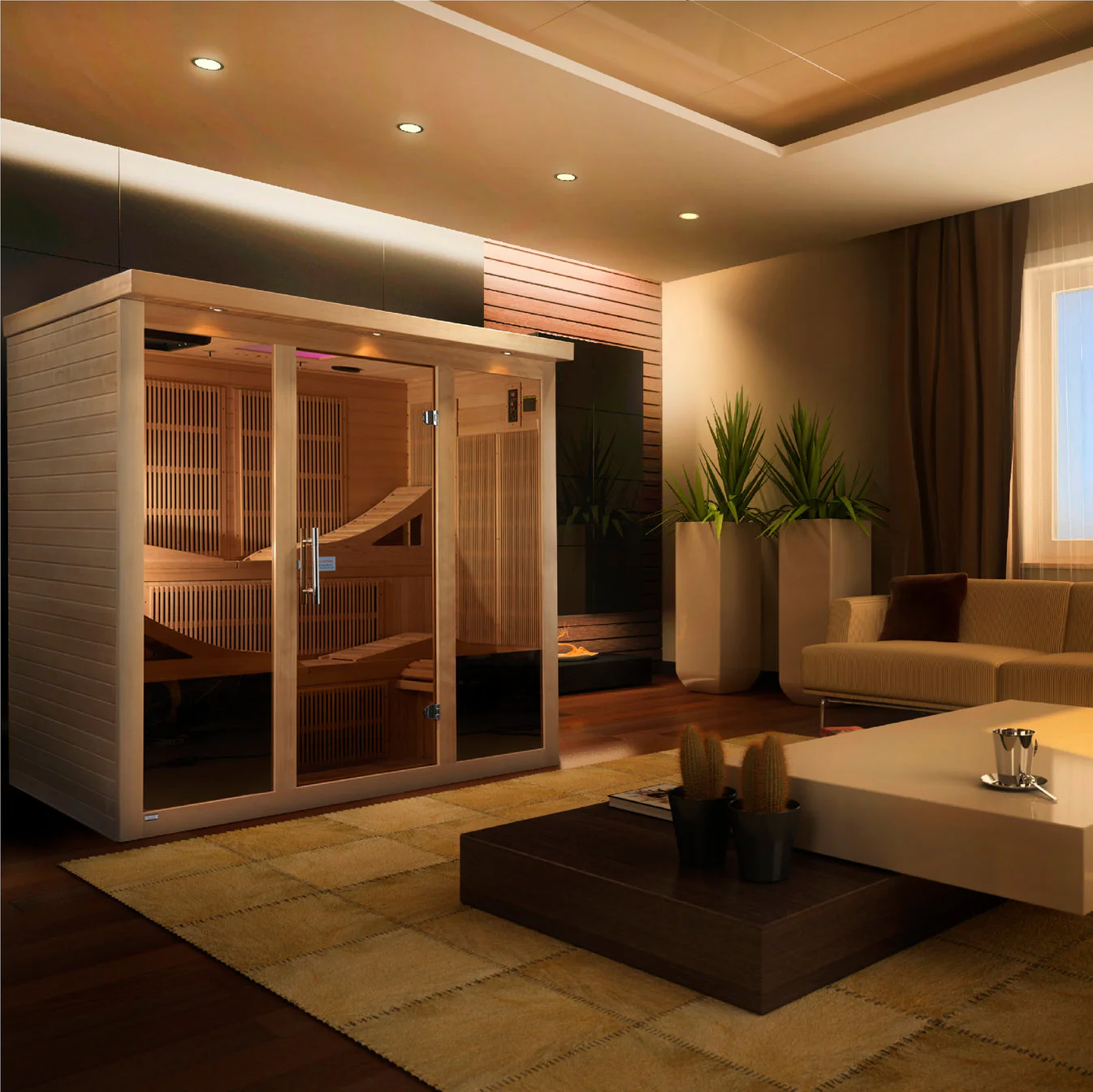 Golden Designs Monaco Near Zero EMF Far IR Sauna - Image 6
