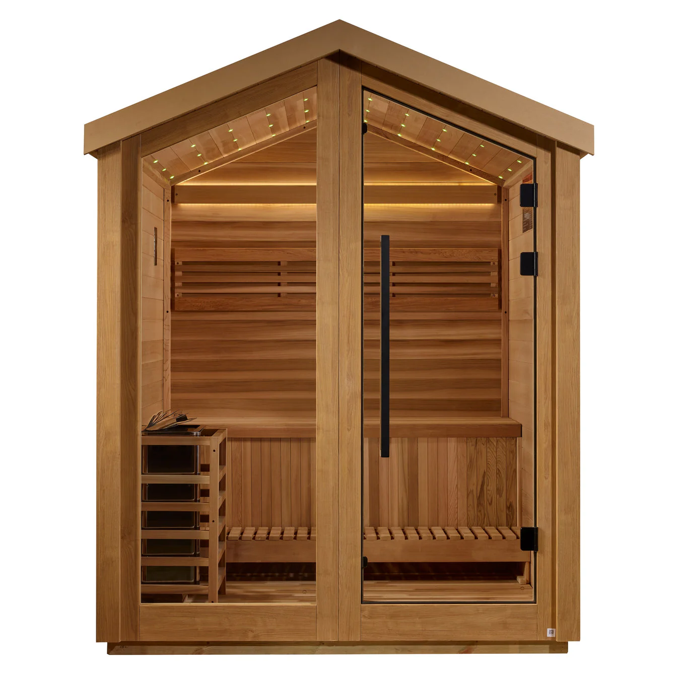 Golden Designs Savonlinna 3 Person Barn Outdoor Traditional Sauna - Image 2