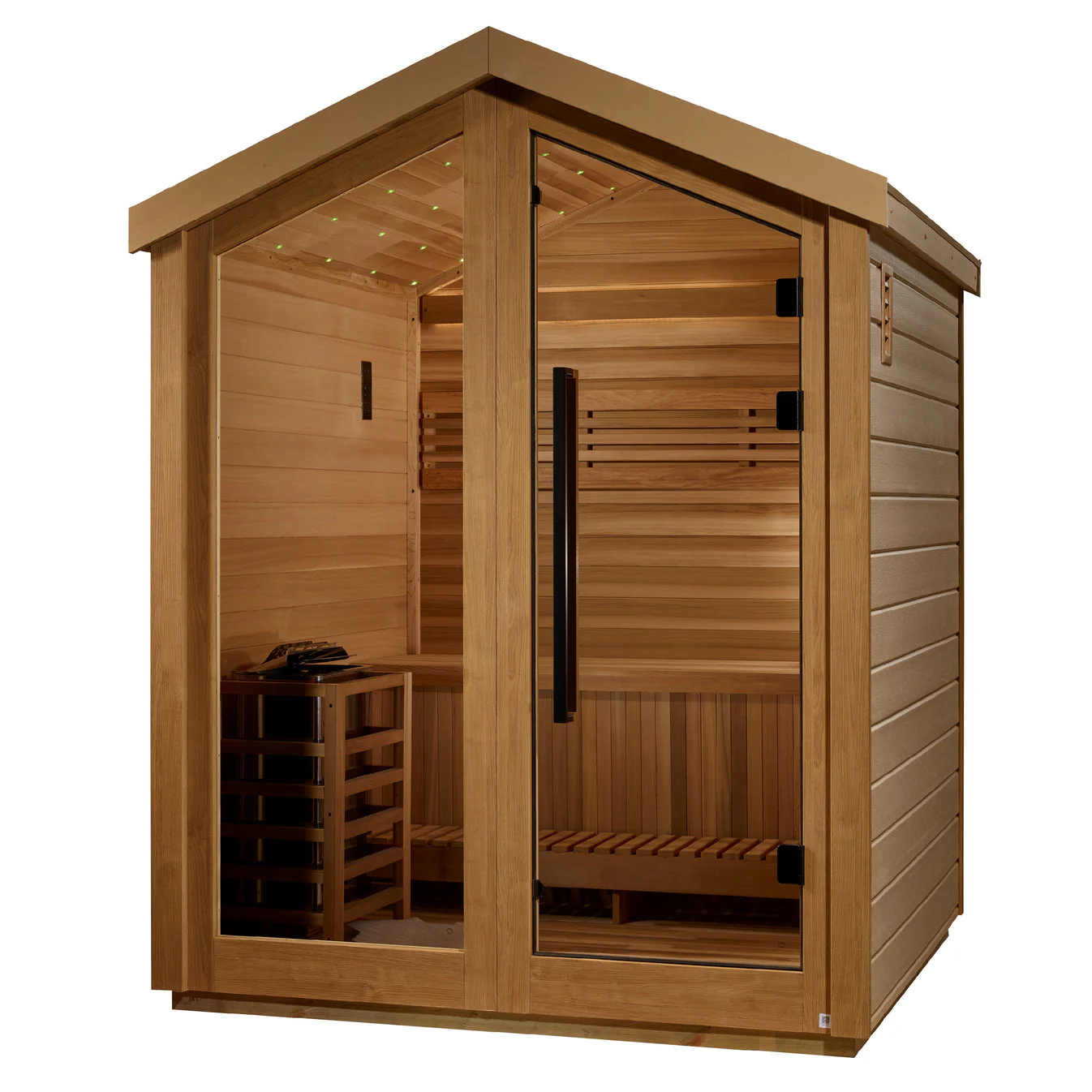 Golden Designs Savonlinna 3 Person Barn Outdoor Traditional Sauna - Image 3