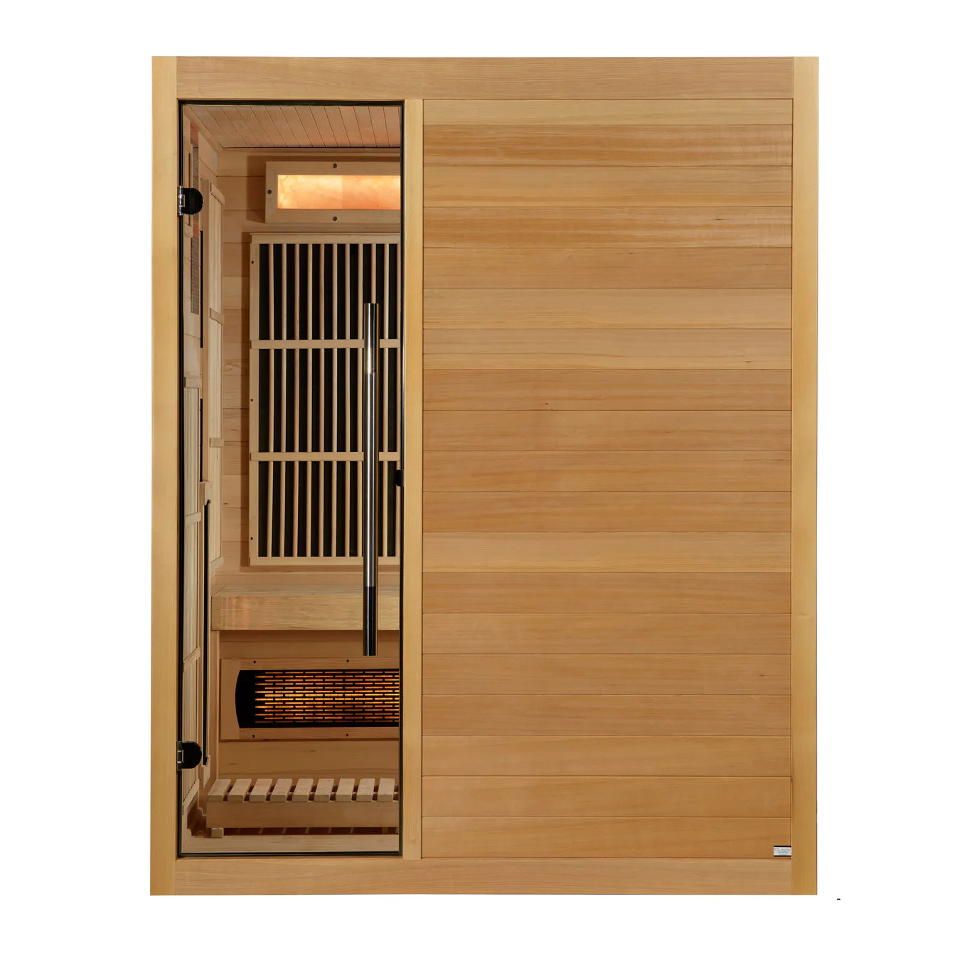 Golden Designs Soria 3 Person Hybrid Sauna (Indoor) Full Spectrum and Harvia Traditional Stove - Image 2