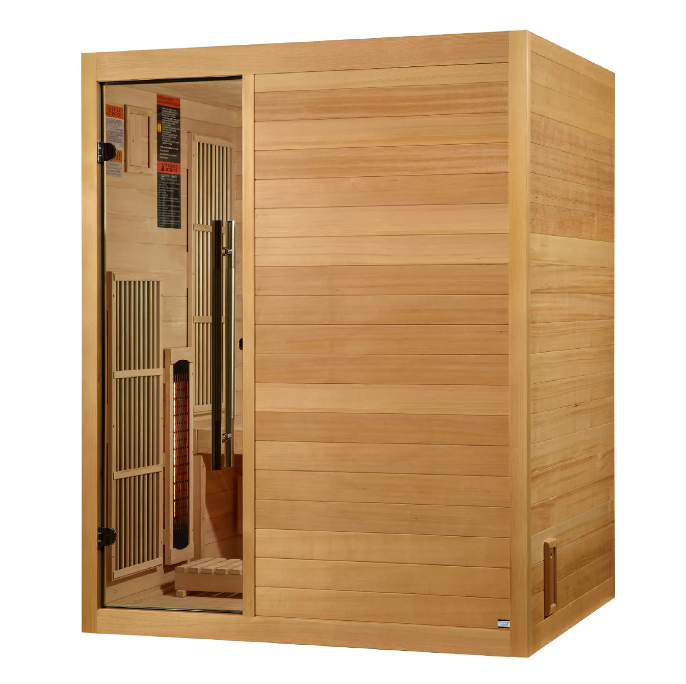 Golden Designs Soria 3 Person Hybrid Sauna (Indoor) Full Spectrum and Harvia Traditional Stove - Image 3