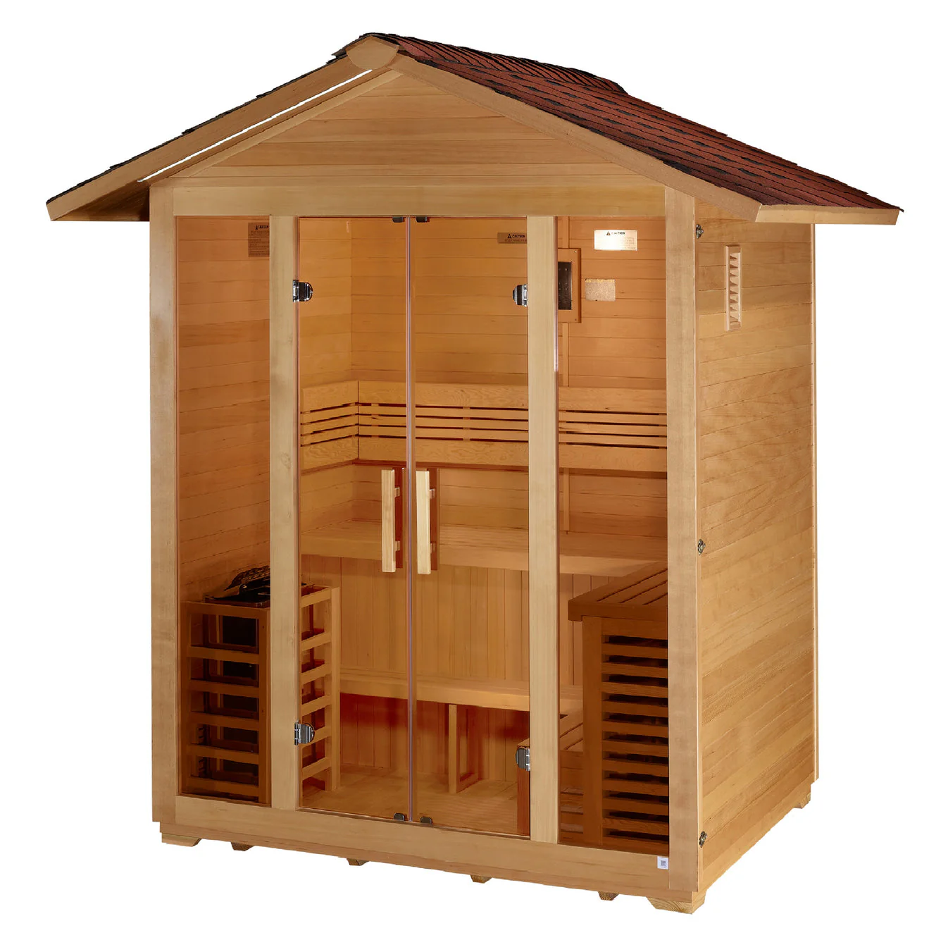 Golden Designs Vorarlberg 5 Person Traditional Outdoor Sauna - Image 4
