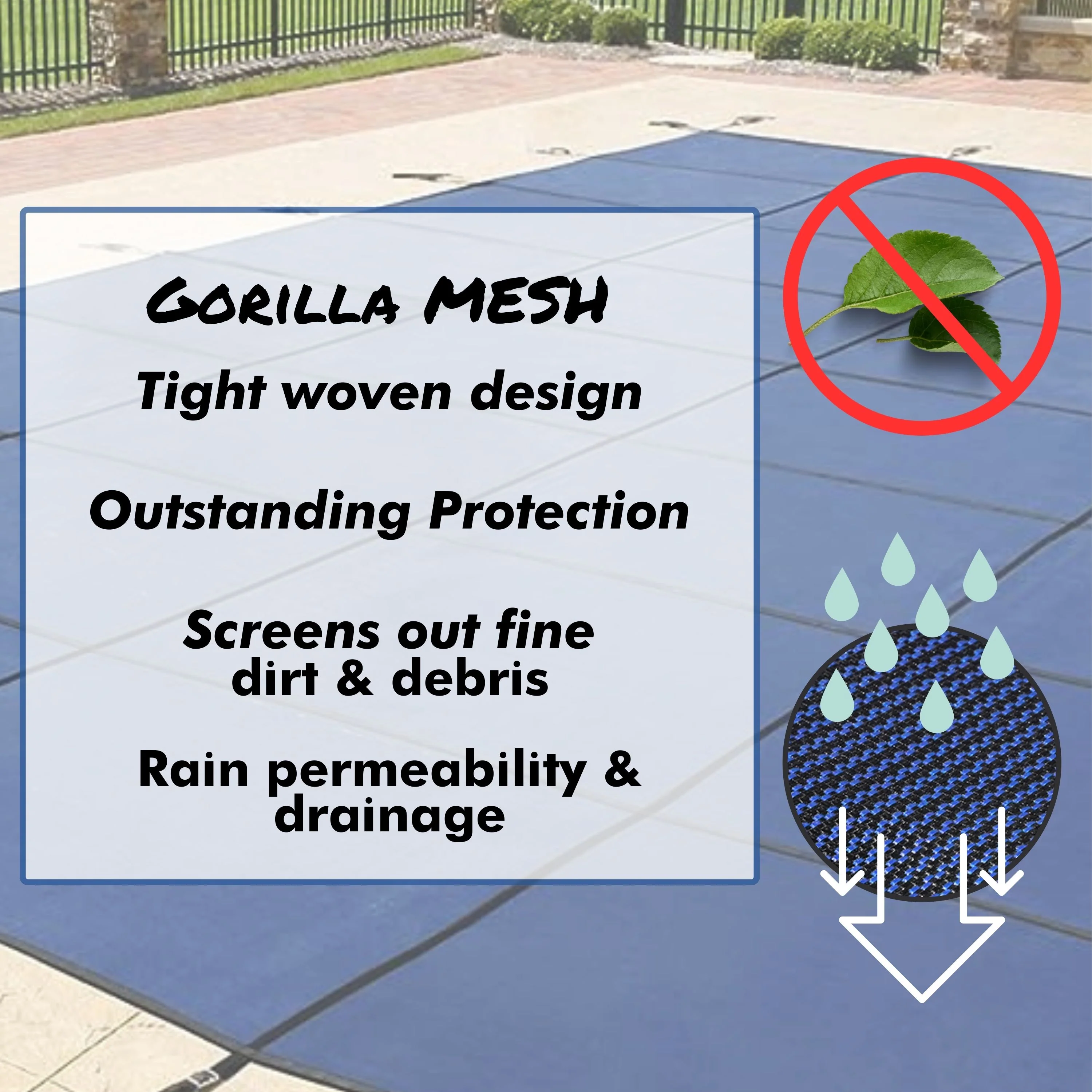 Gorilla Mesh In-Ground Pool Safety Cover - Image 9