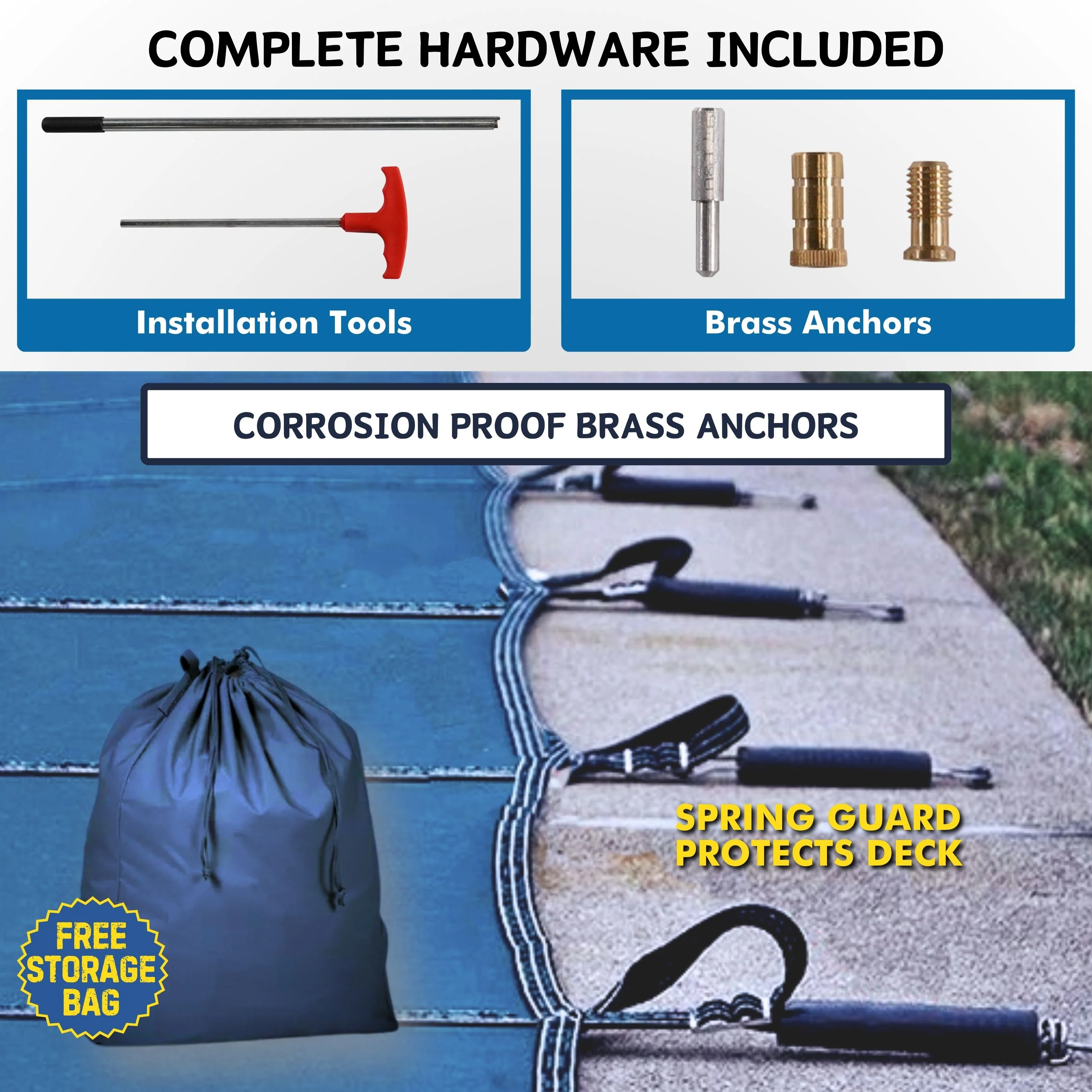 Gorilla Solid In-Ground Pool Safety Cover - Image 5