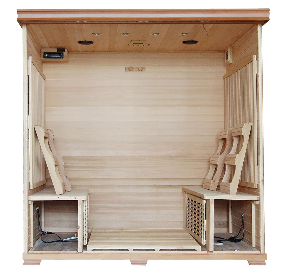 Great Bear 6 Person Cedar FAR Infrared Sauna - Image 5