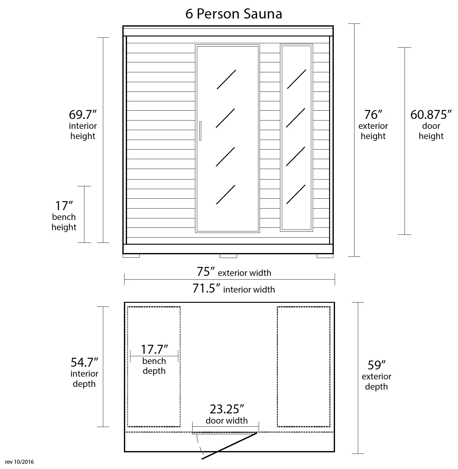 Great Bear 6 Person Cedar FAR Infrared Sauna - Image 7