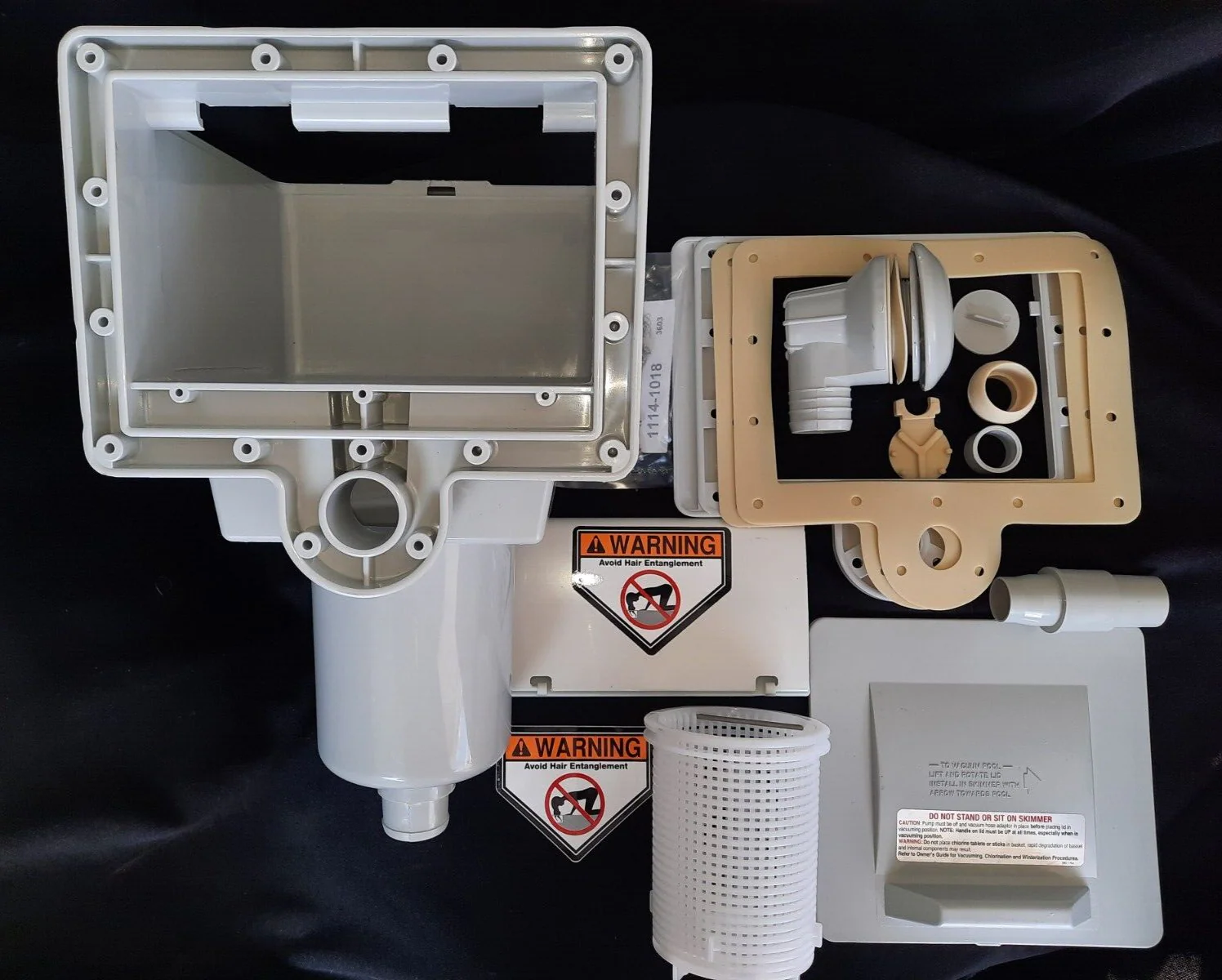 HII Gray Through-Wall Skimmer & Return with Vac Port - Image 2