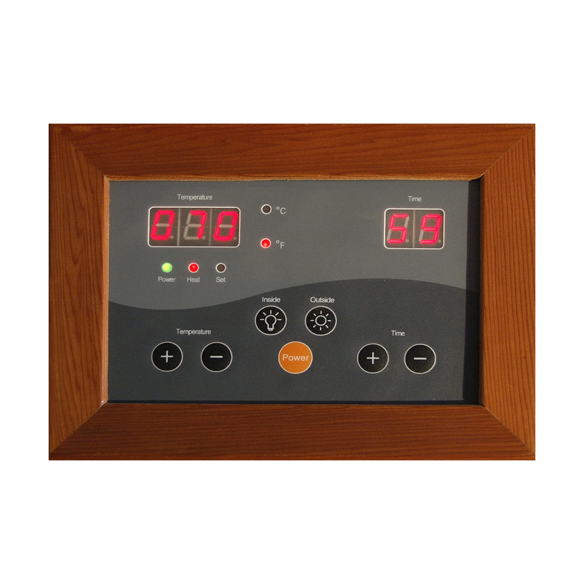 Hudson Bay 3 Person Cedar Corner Infrared Sauna with Carbon Heaters - Image 5