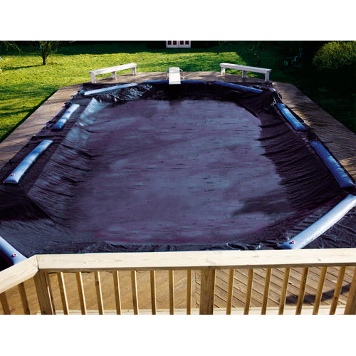 In-Ground Rectangle Swimming Pool Winter Tarp Covers by Swimline - Image 4