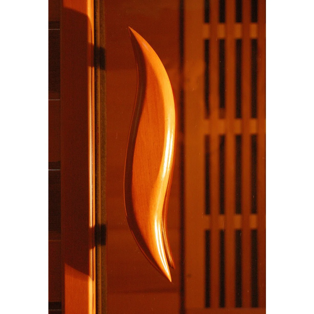 Klondike 4 Person Cedar Infrared Sauna Room with 9 Carbon Heaters - Image 6