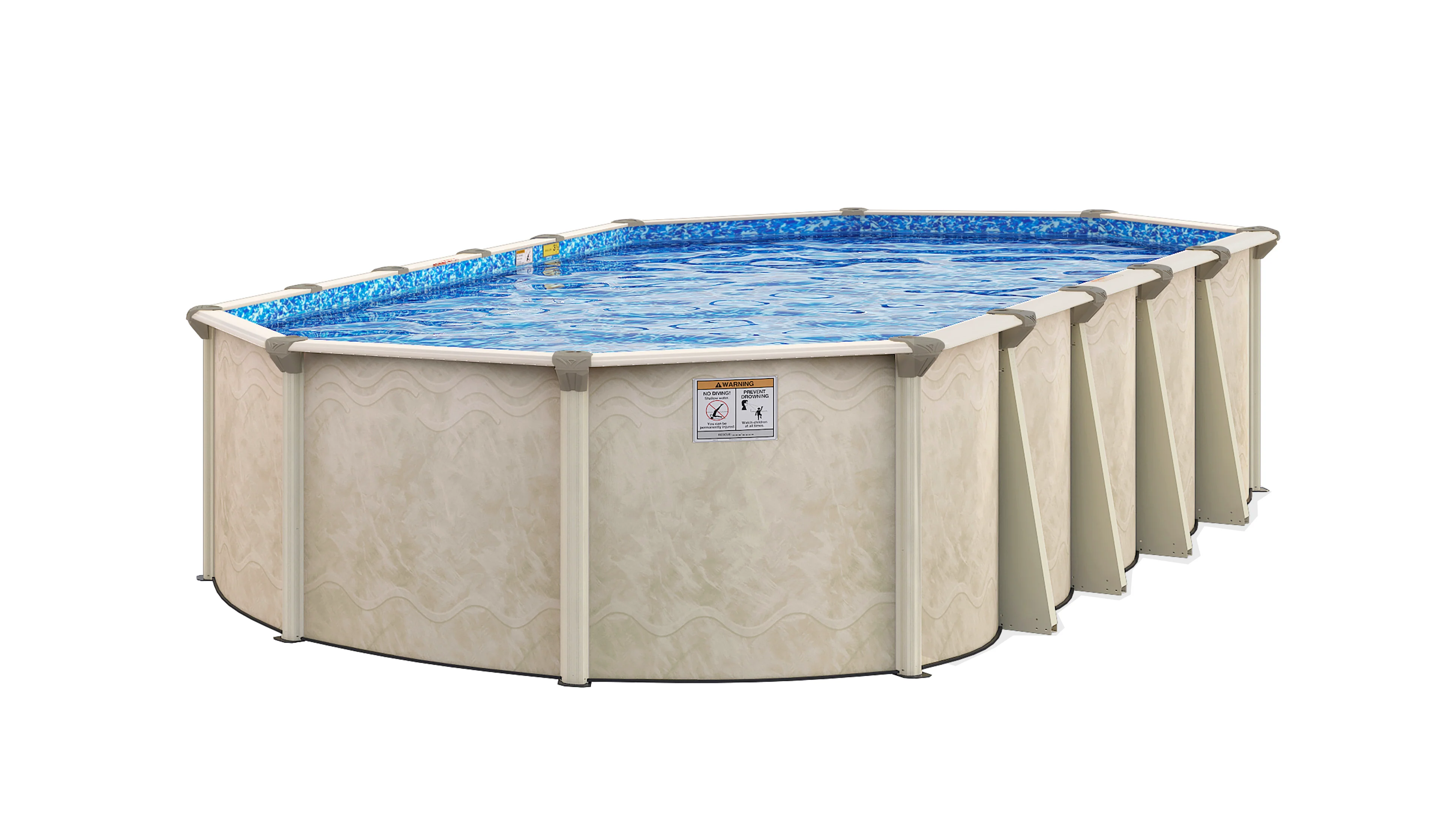 Lake Vista 52" or 54" Tall Steel Above Ground Pool Kit plus Starter Package - Image 6