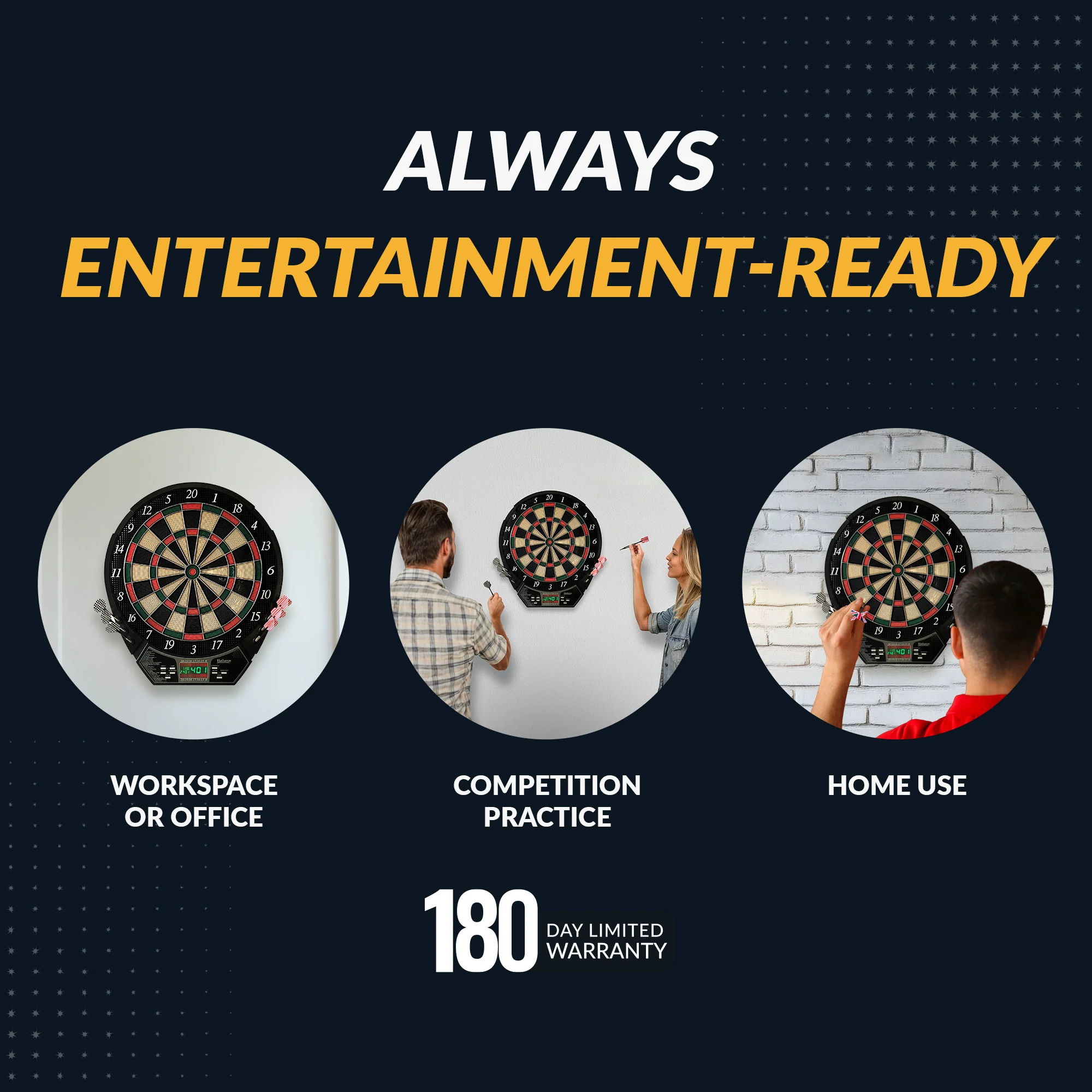Magnum Electronic Soft Tip Dart Board and Darts Set Official 18" Regulation Size - Image 4