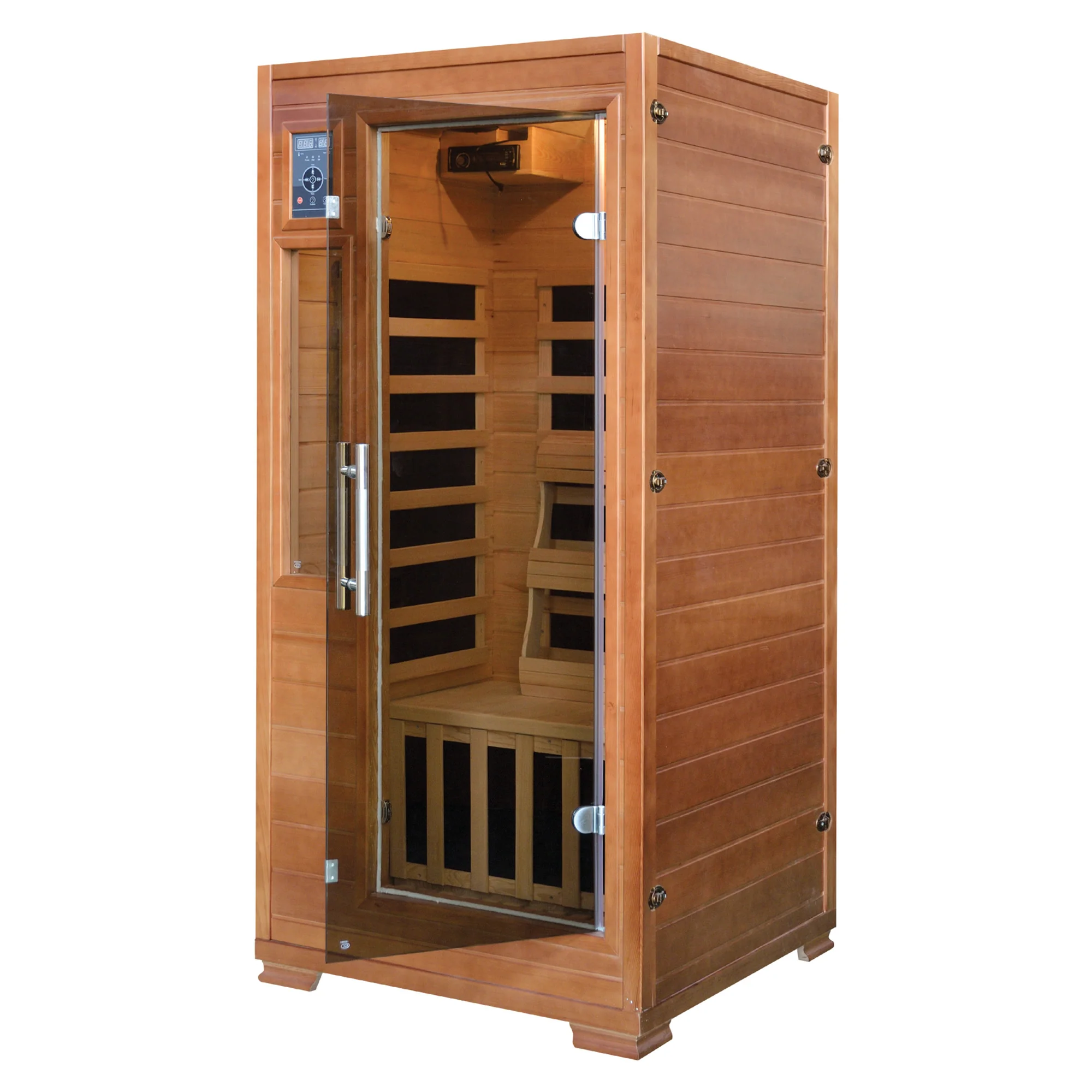 Majestic 1 Person Hemlock FAR Infrared Sauna Room - Image 6