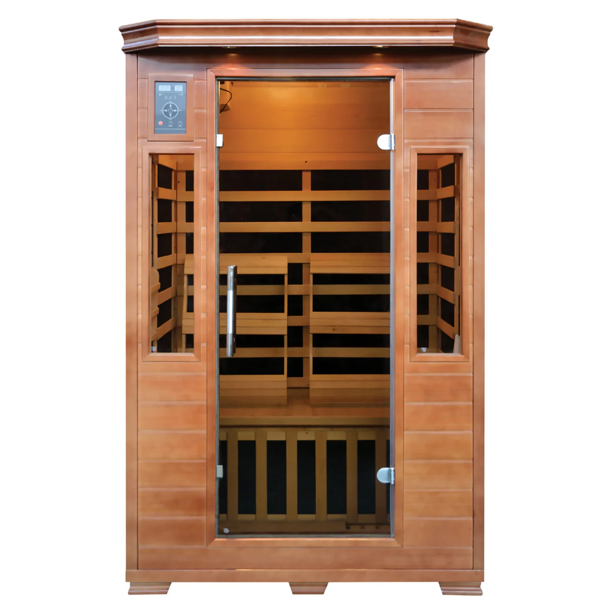 Majestic 1-2 Person Hemlock FAR Infrared Sauna Therapy Room - Image 6