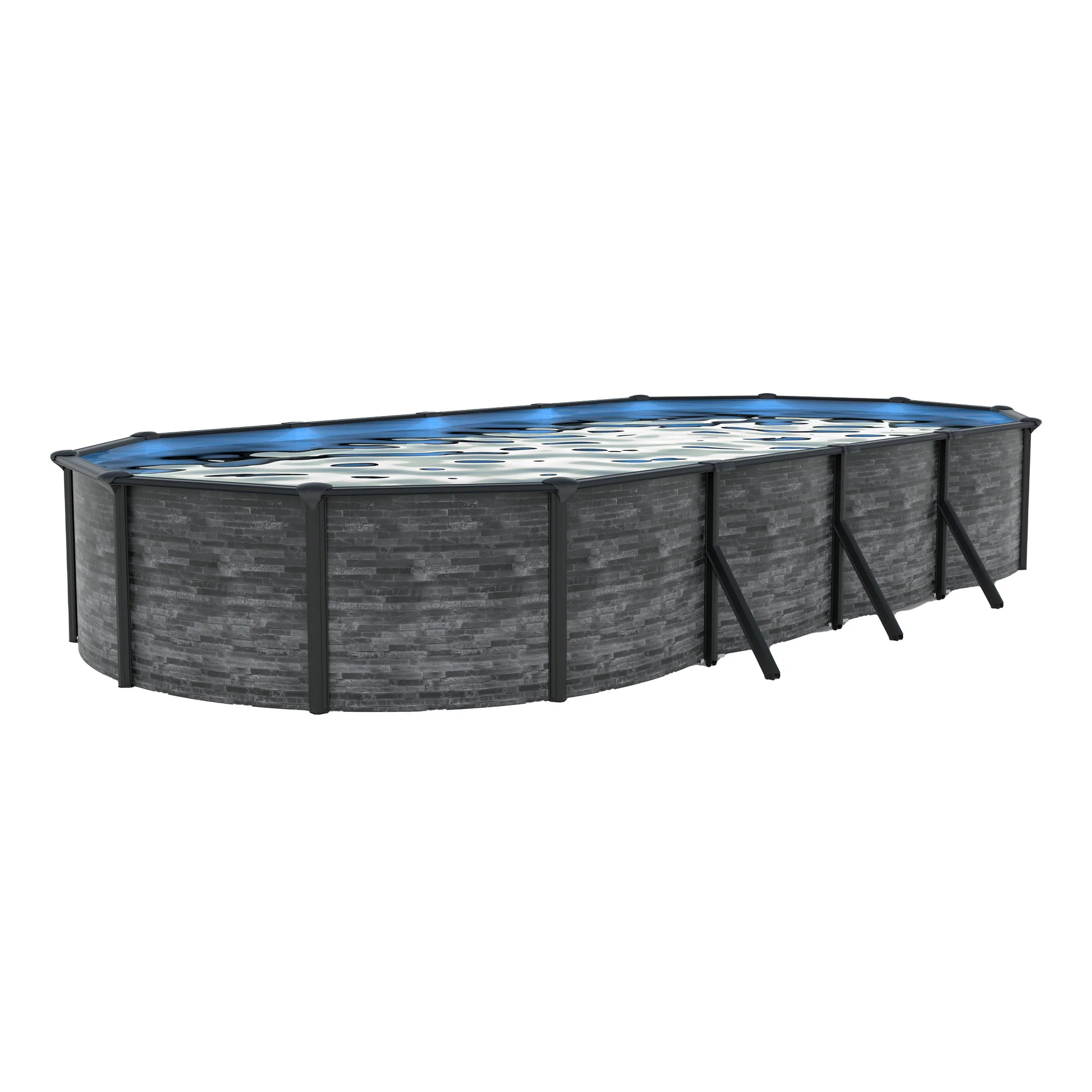Marbella 52" Steel Wall Above Ground Pool Kit plus Starter Package - Image 4