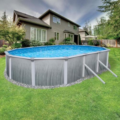 Martinique 52" Tall Steel Above Ground Pool Kit plus Starter Package - Image 3