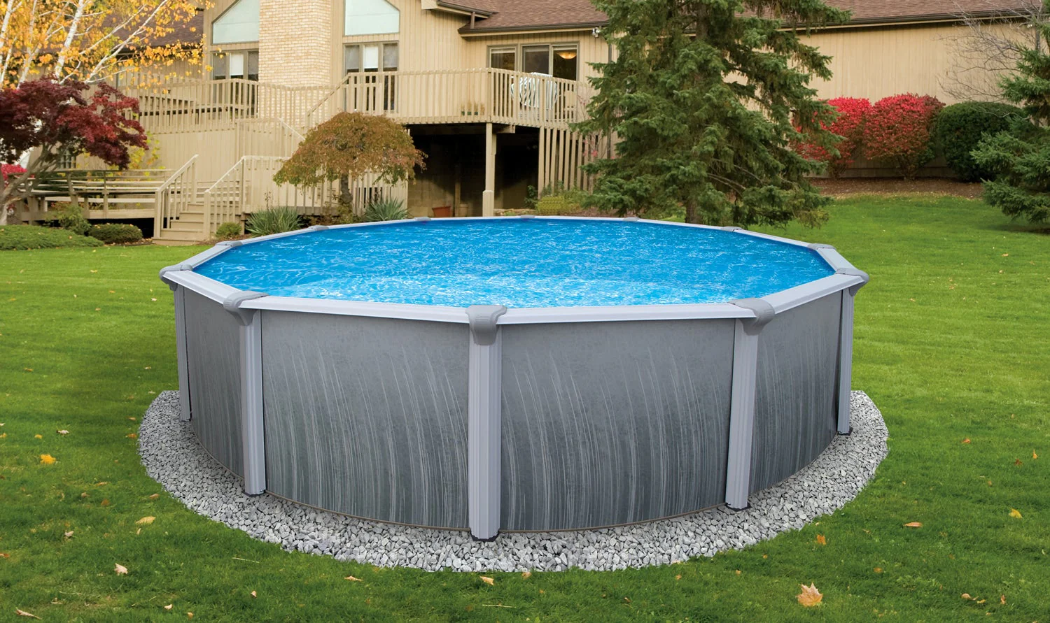 Martinique 52" Tall Steel Above Ground Pool Kit plus Starter Package - Image 4