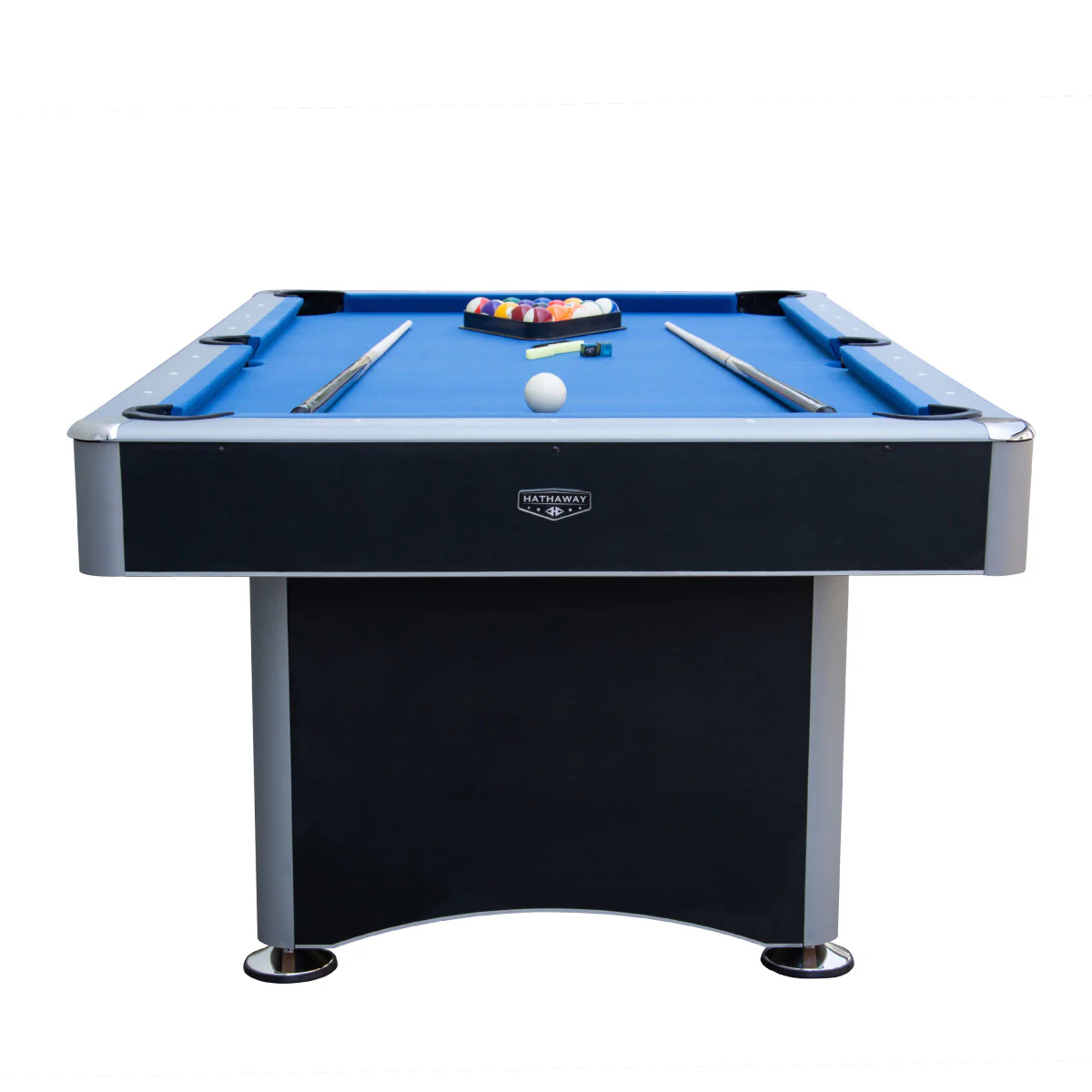 Maverick II 7-ft Pool Table with Table Tennis Top - Black with Blue Felt - Image 5