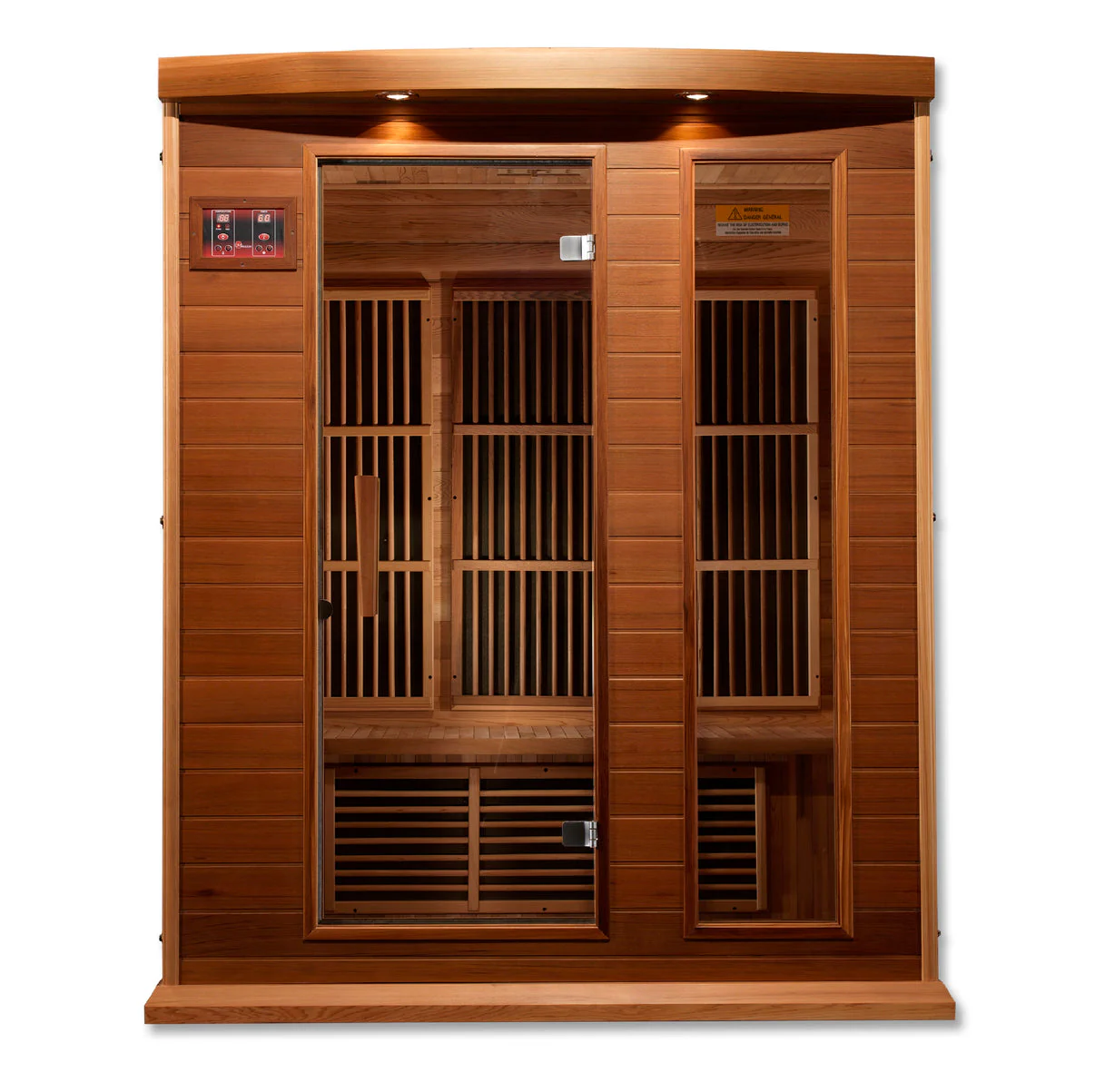 Maxxus 3 Person FAR Infrared Low EMF Sauna - Canadian Cedar - Image 2
