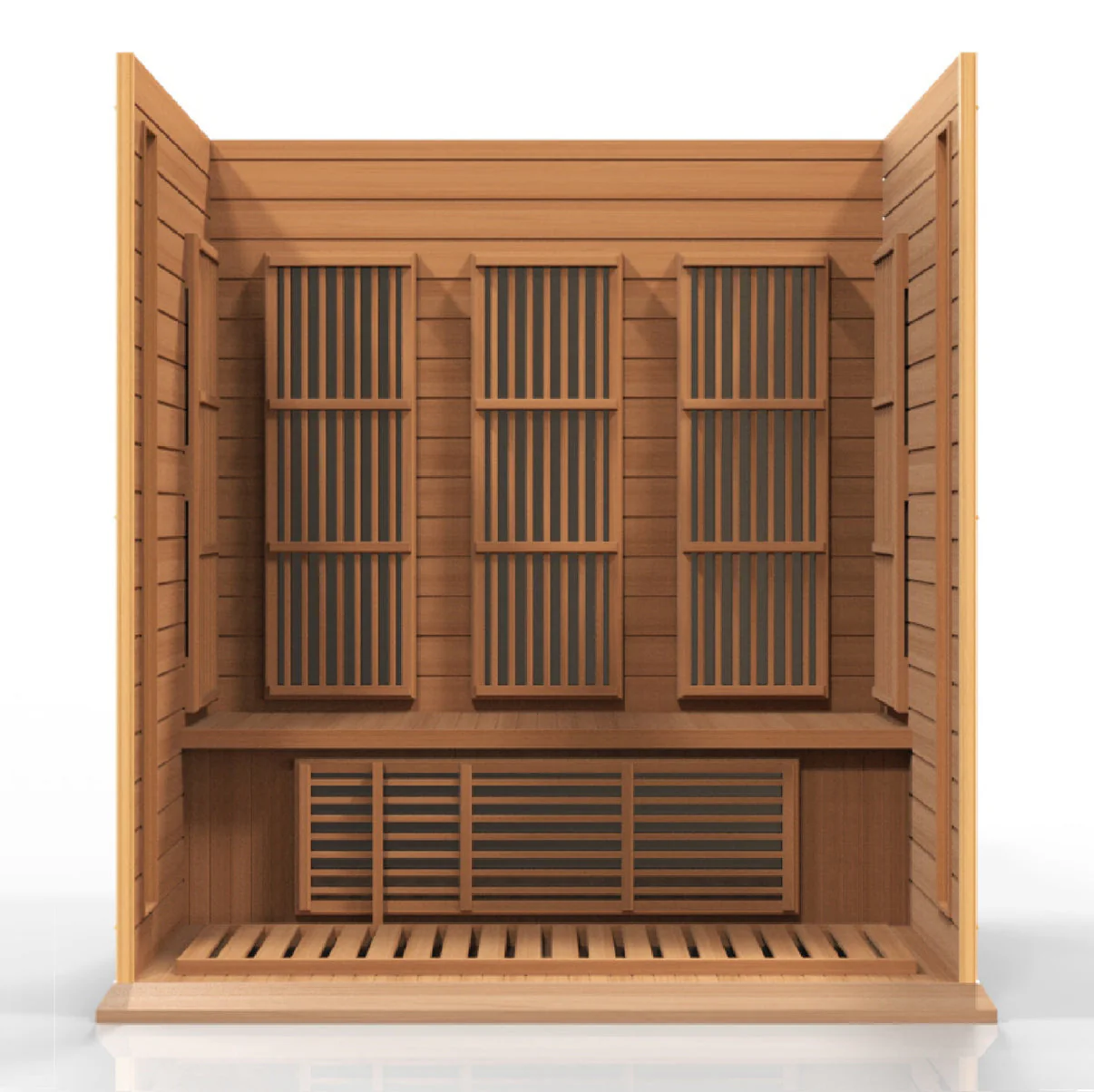 Maxxus 3 Person FAR Infrared Low EMF Sauna - Canadian Cedar - Image 4
