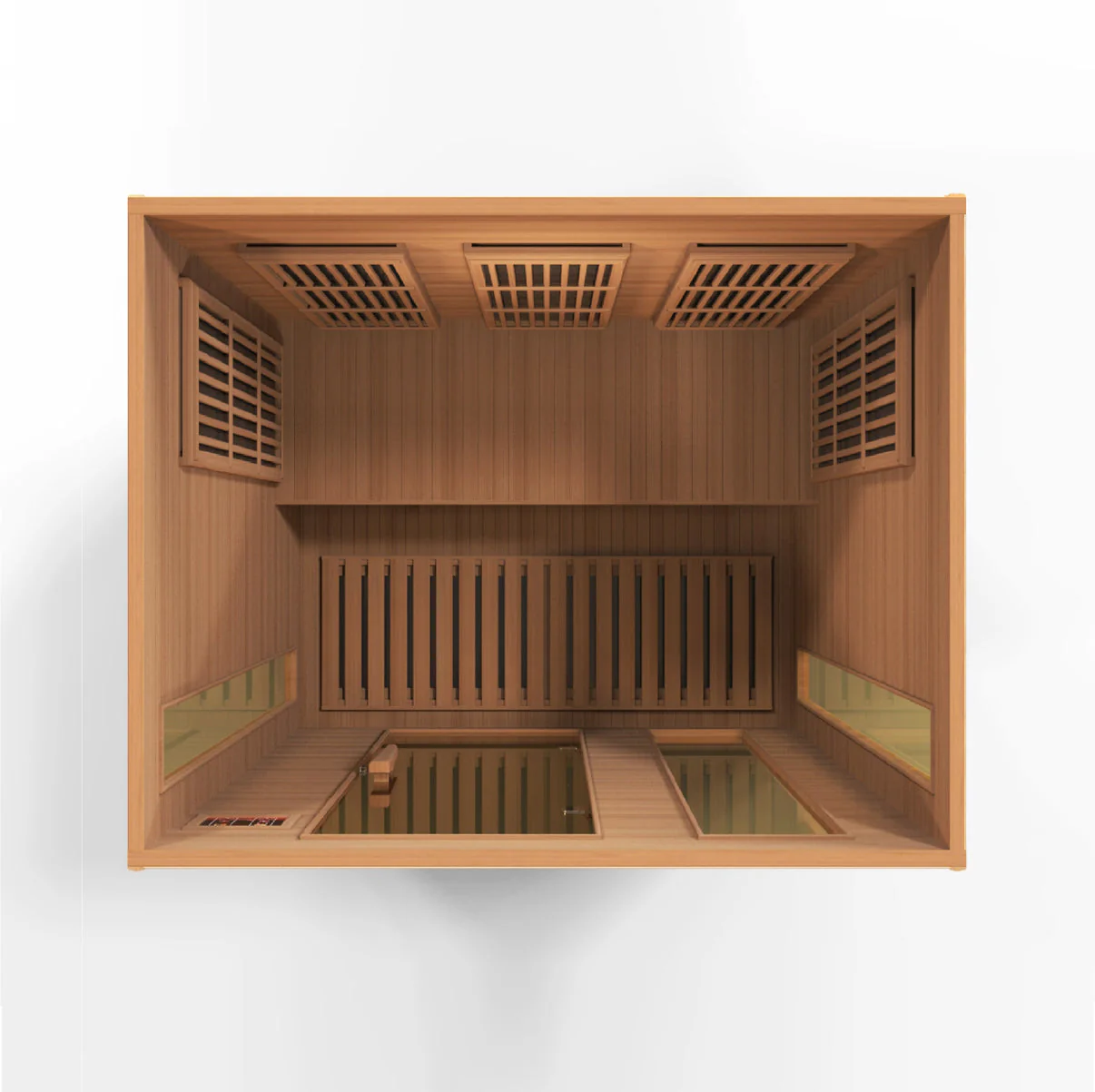 Maxxus 3 Person FAR Infrared Low EMF Sauna - Canadian Cedar - Image 5