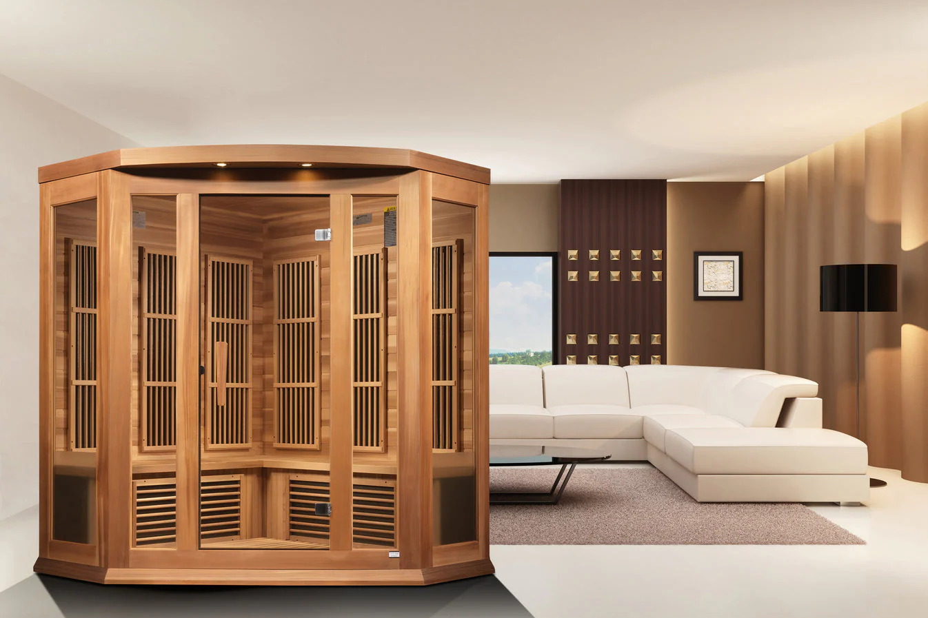 Maxxus 3 Person Low EMF FAR IR Sauna - Image 6