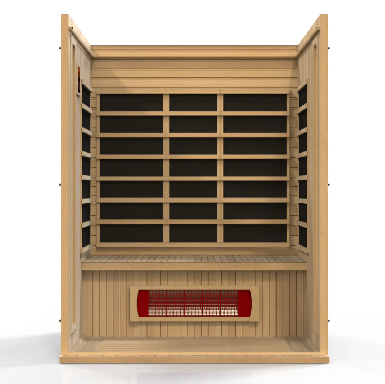 Maxxus Trinity Dual Tech 3 person Low EMF FAR IR Sauna - Image 5