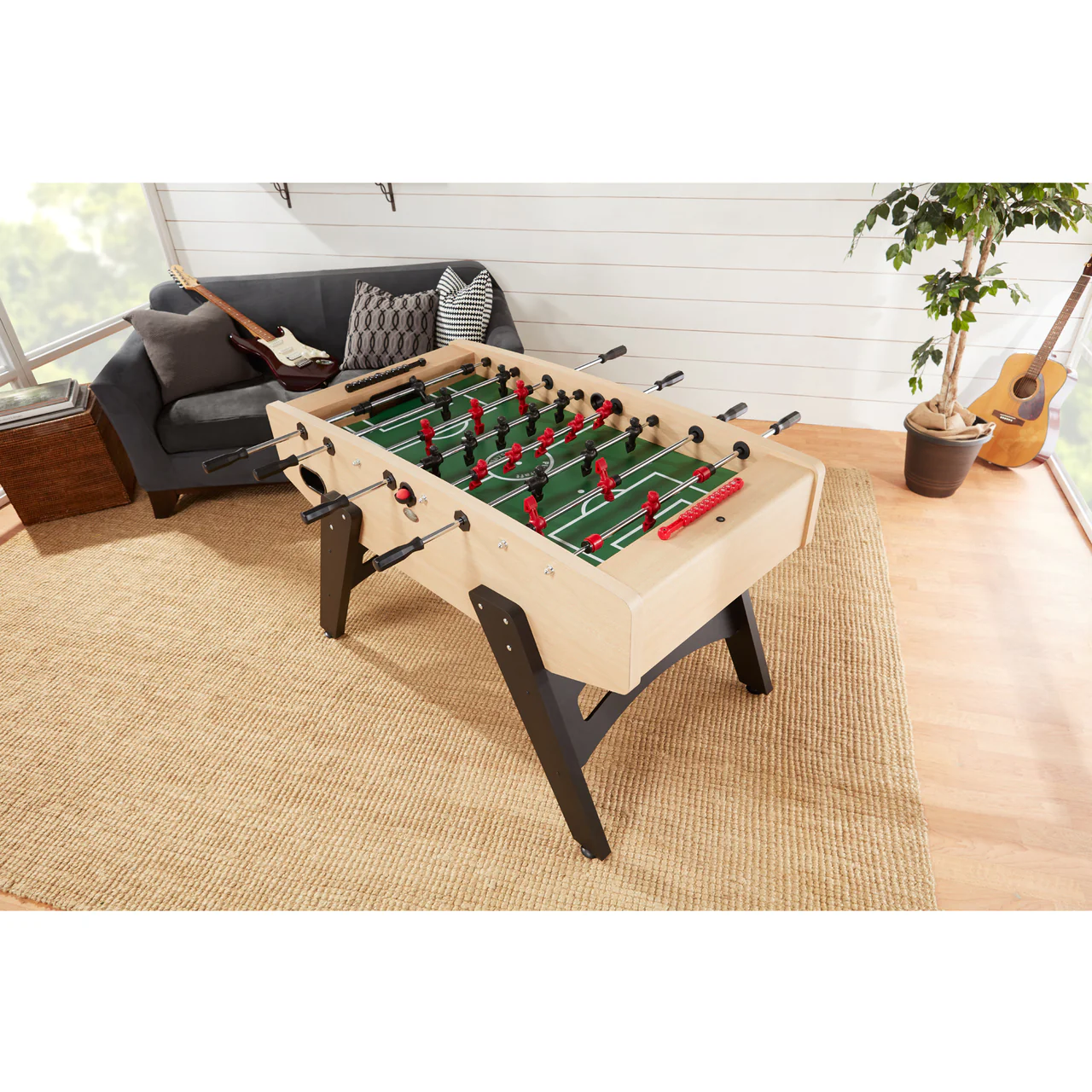 Milan - European Foosball Table, Light Maple - Image 4