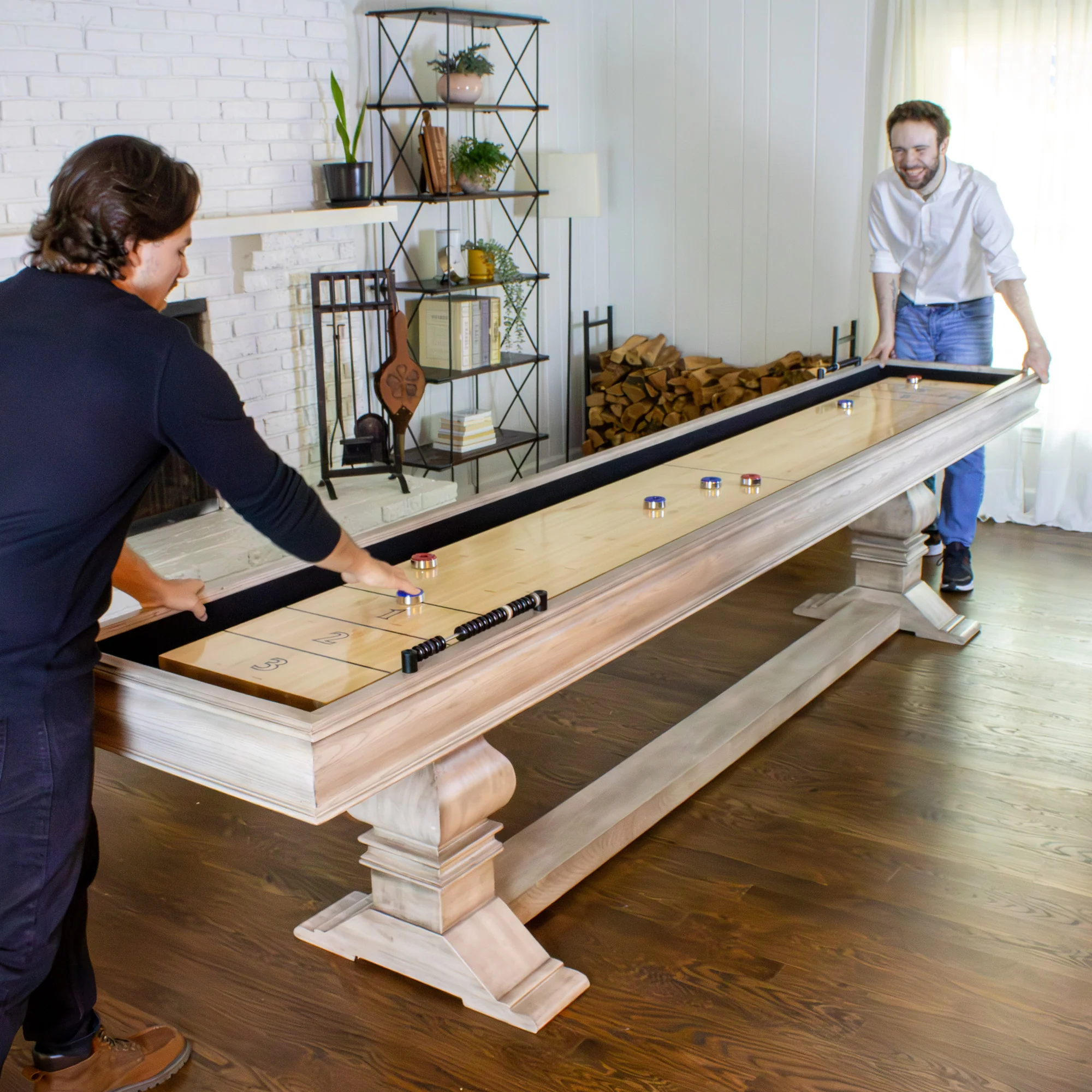 Montecito 12' Furniture Grade Birch Hardwood Shuffleboard Table - Image 10