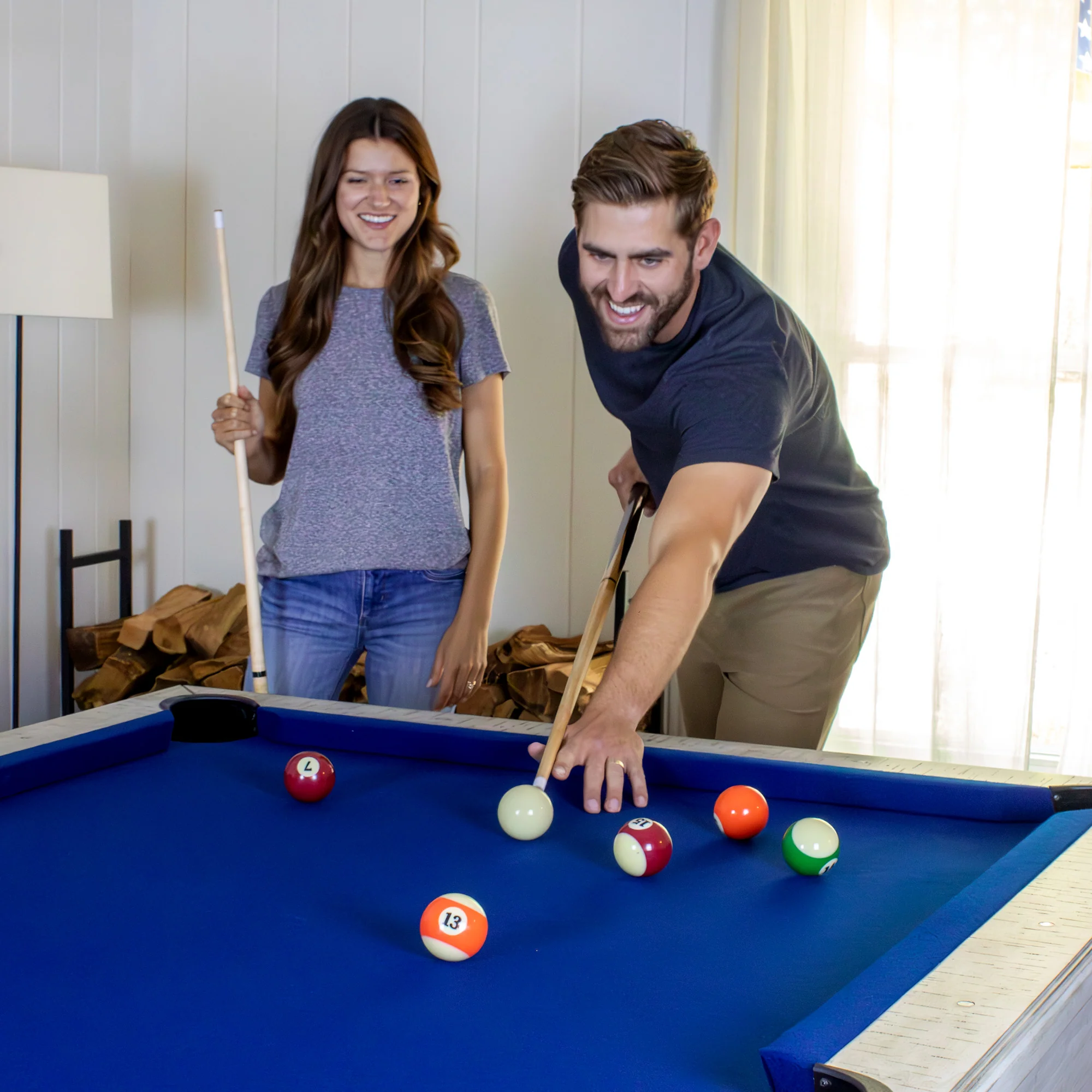 Montecito 8' Billiards Pool Table - Driftwood Finish - Image 9