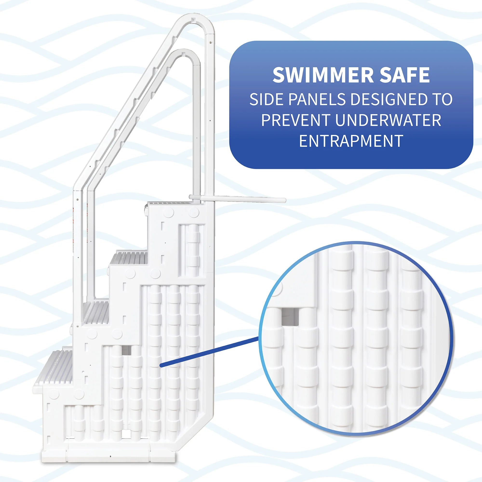 Blue Wave In-Pool Easy Entry Step for Above Ground Swimming Pools - Image 4