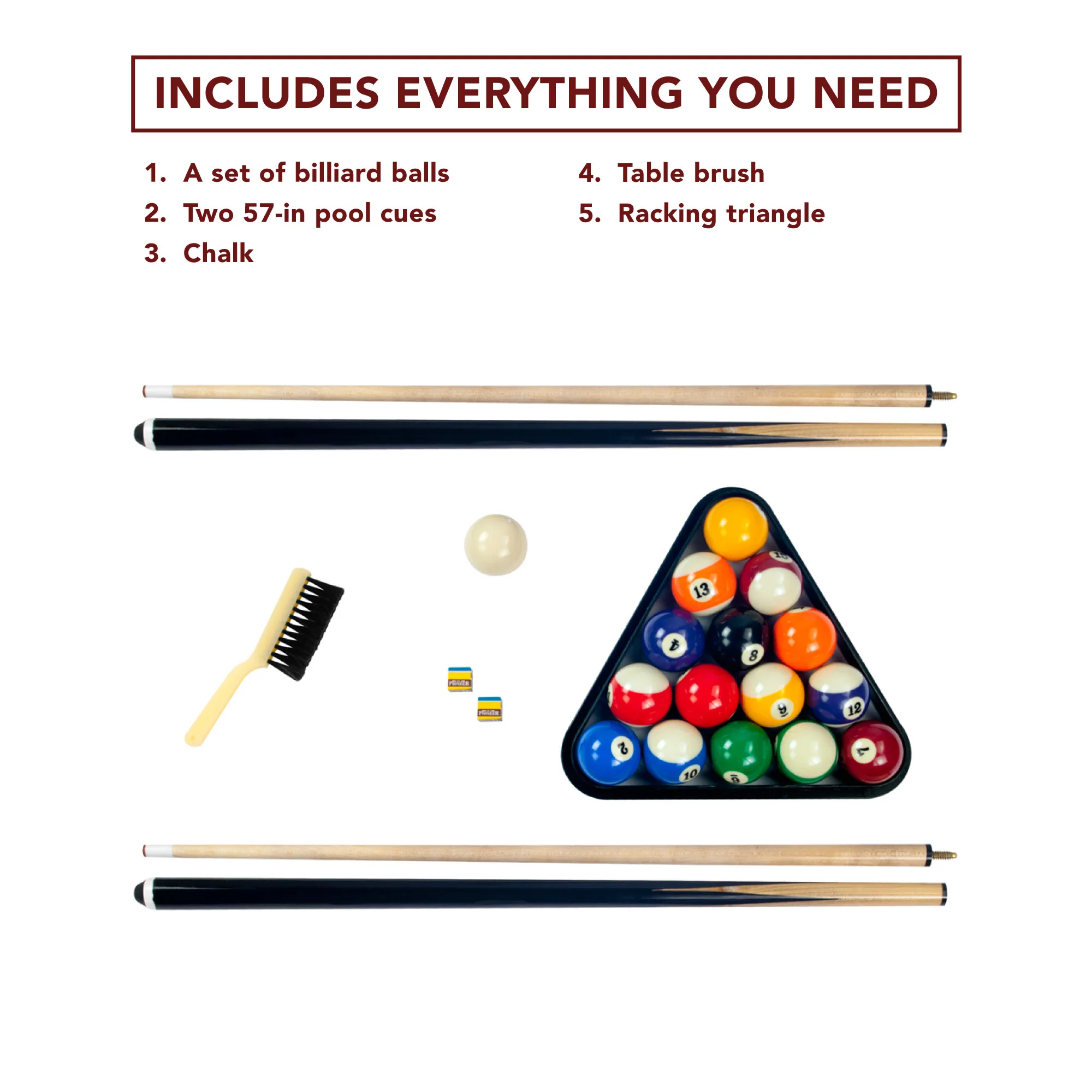 Hustler 7' or 8' Billiards Pool Table - Image 4