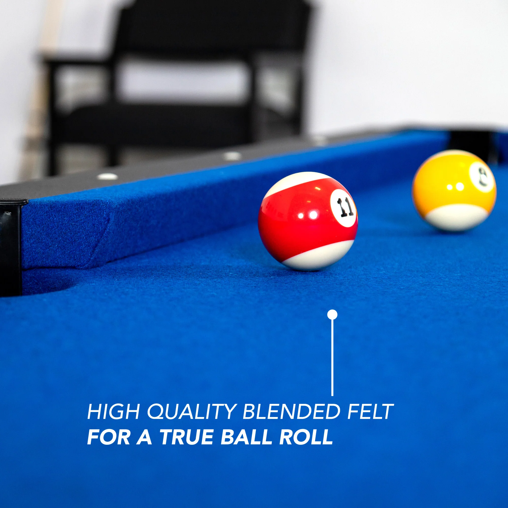 Hustler 7' or 8' Billiards Pool Table - Image 7