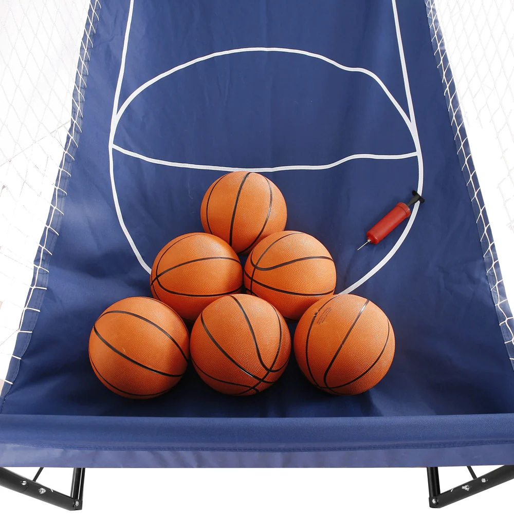Carmelli Dual Hoops Arcade Style 2 Player Electronic Scoring Basketball Game - Image 4