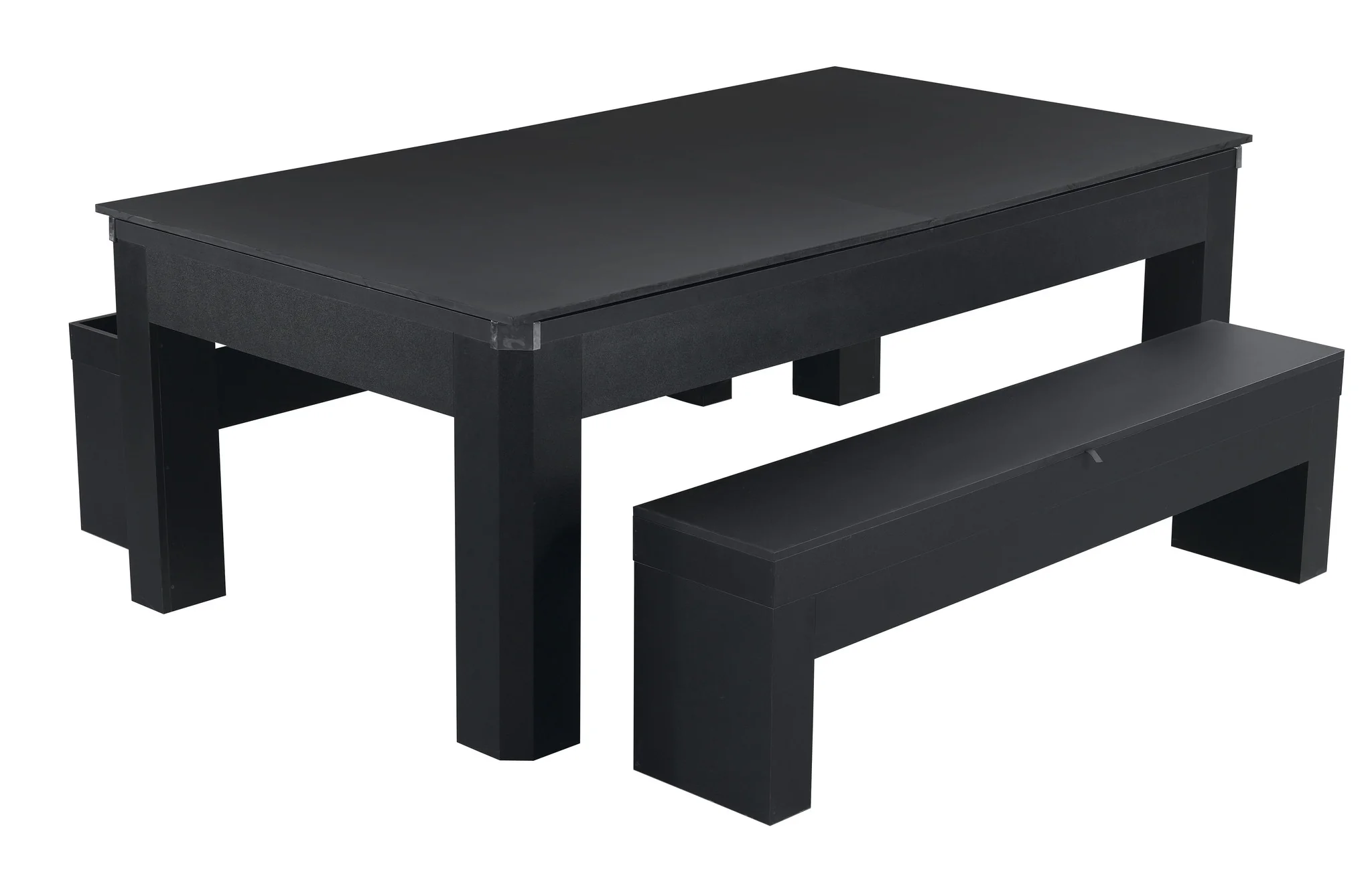 Park Avenue 7' Combo Dining Pool Table plus Table Tennis Set Black - Image 8